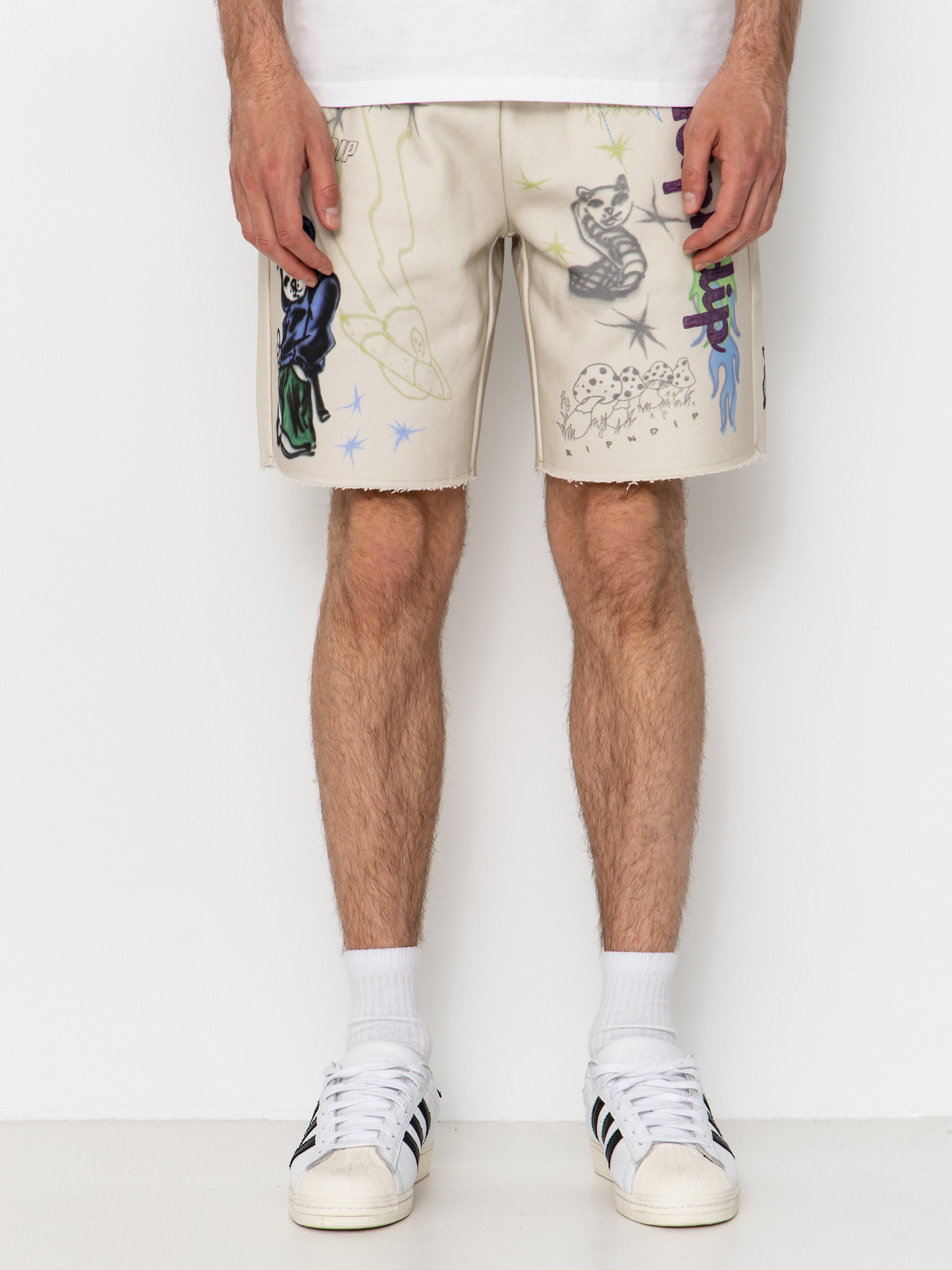 Kraťasy RipNDip Goosebumps Raw Edge