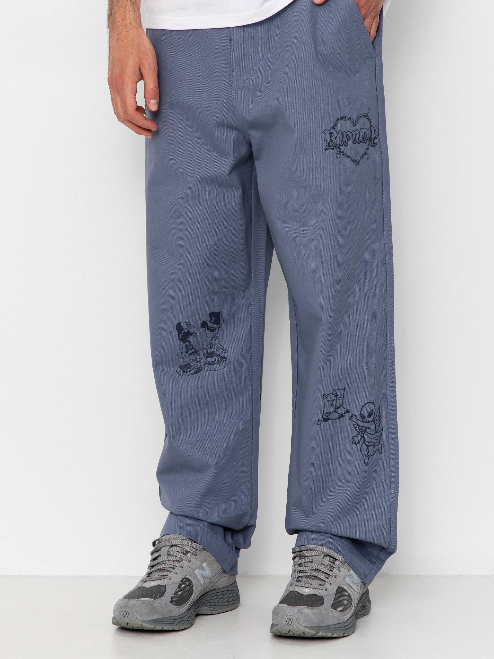 Nohavice RipNDip Westside Wide Fit (slate)
