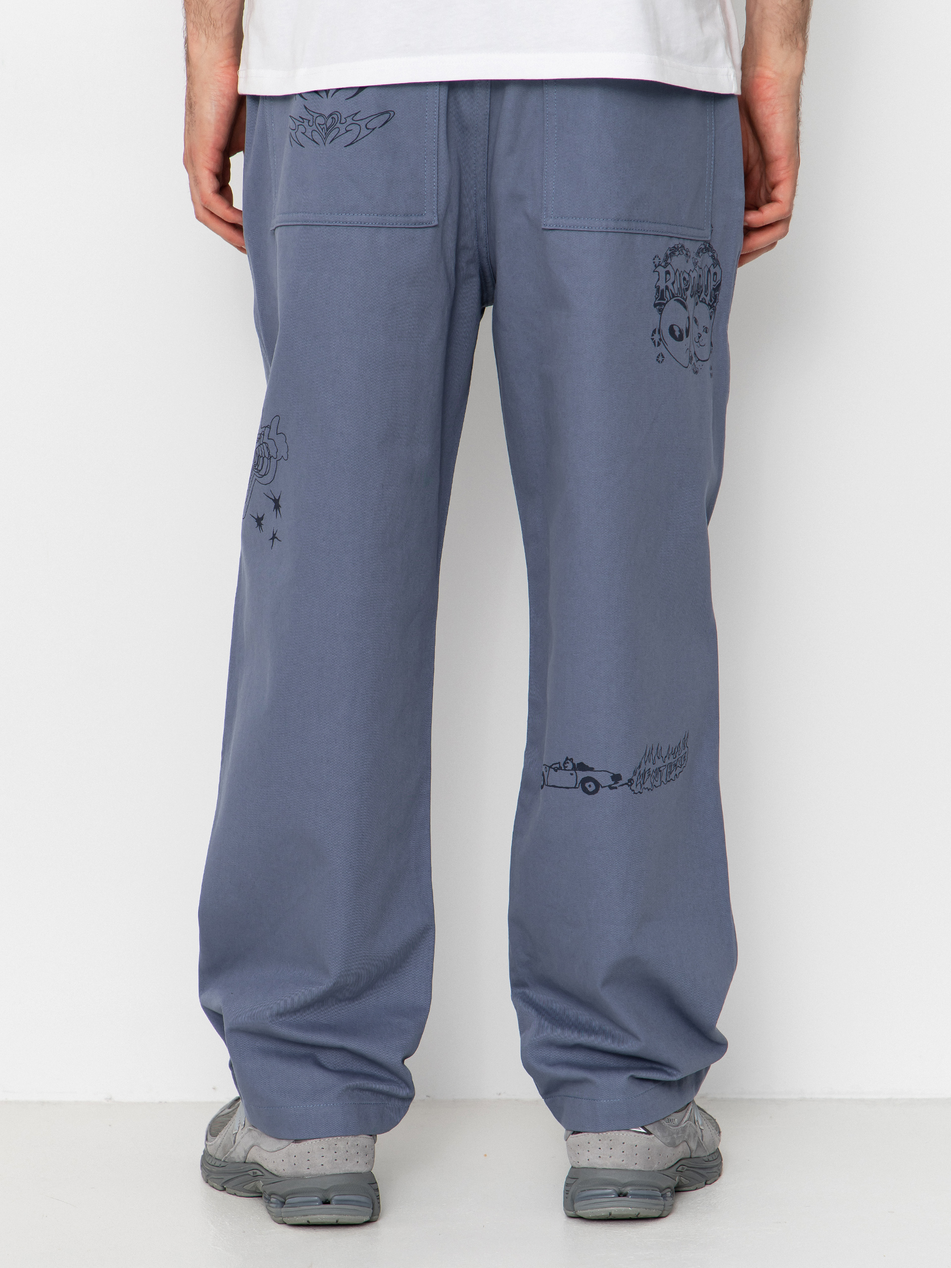 Nohavice RipNDip Westside Wide Fit (slate)