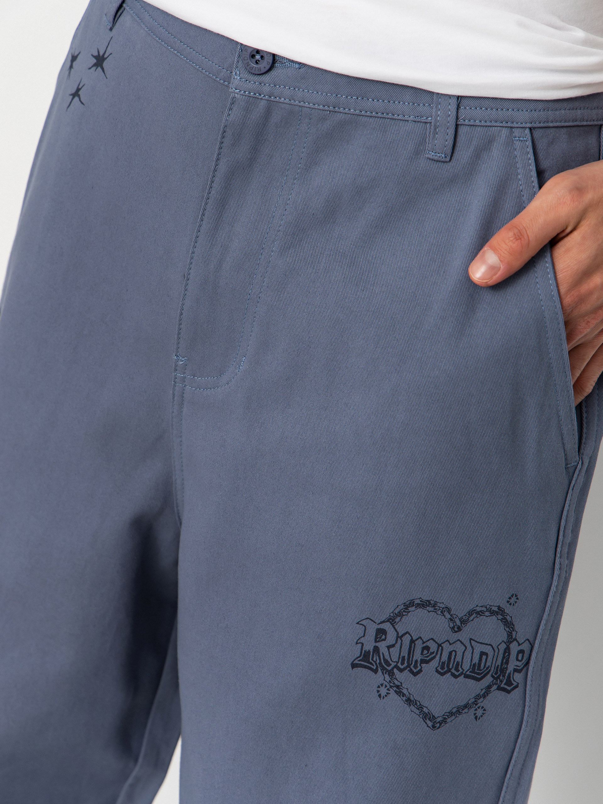 Nohavice RipNDip Westside Wide Fit (slate)