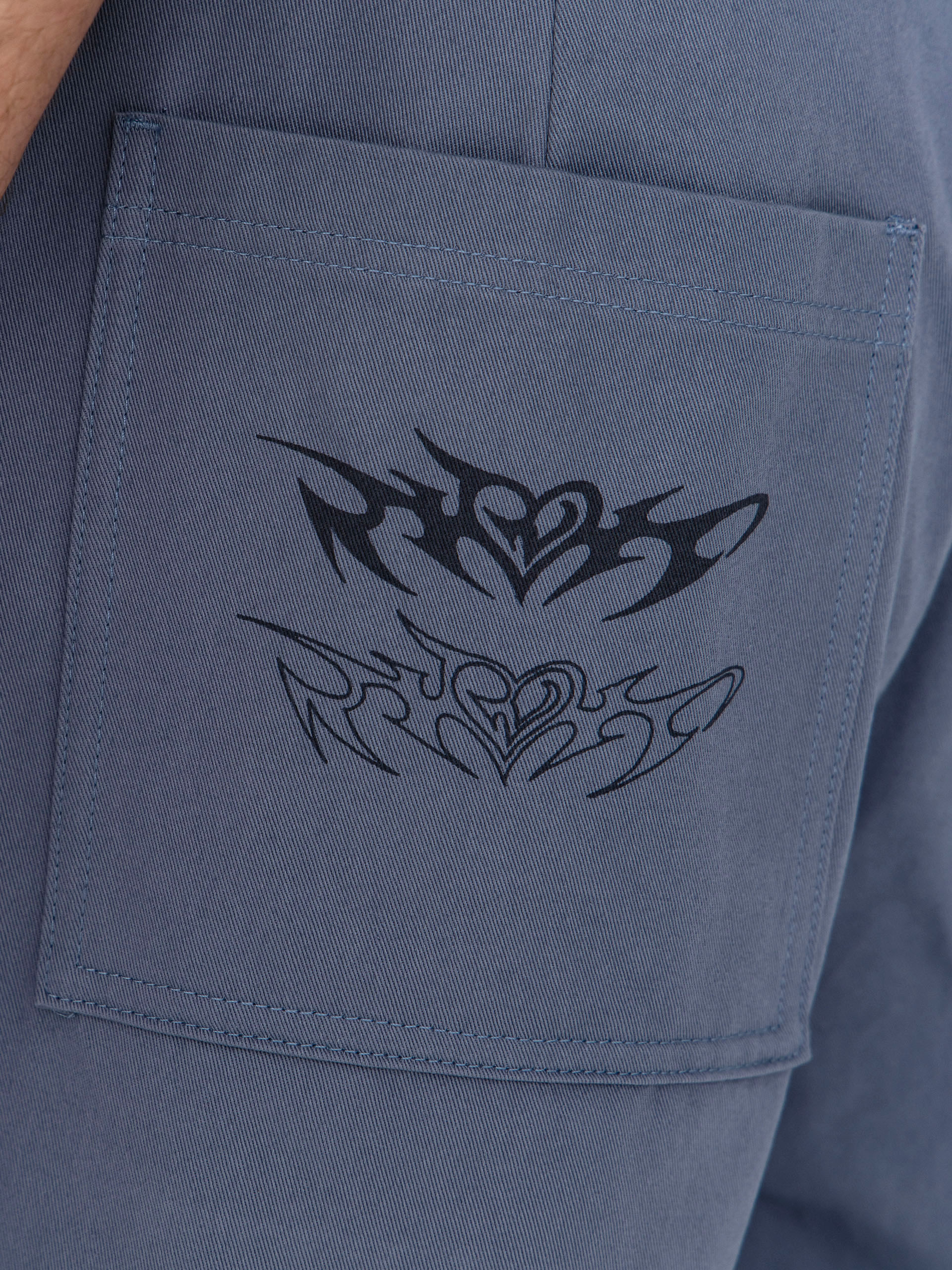 Nohavice RipNDip Westside Wide Fit (slate)
