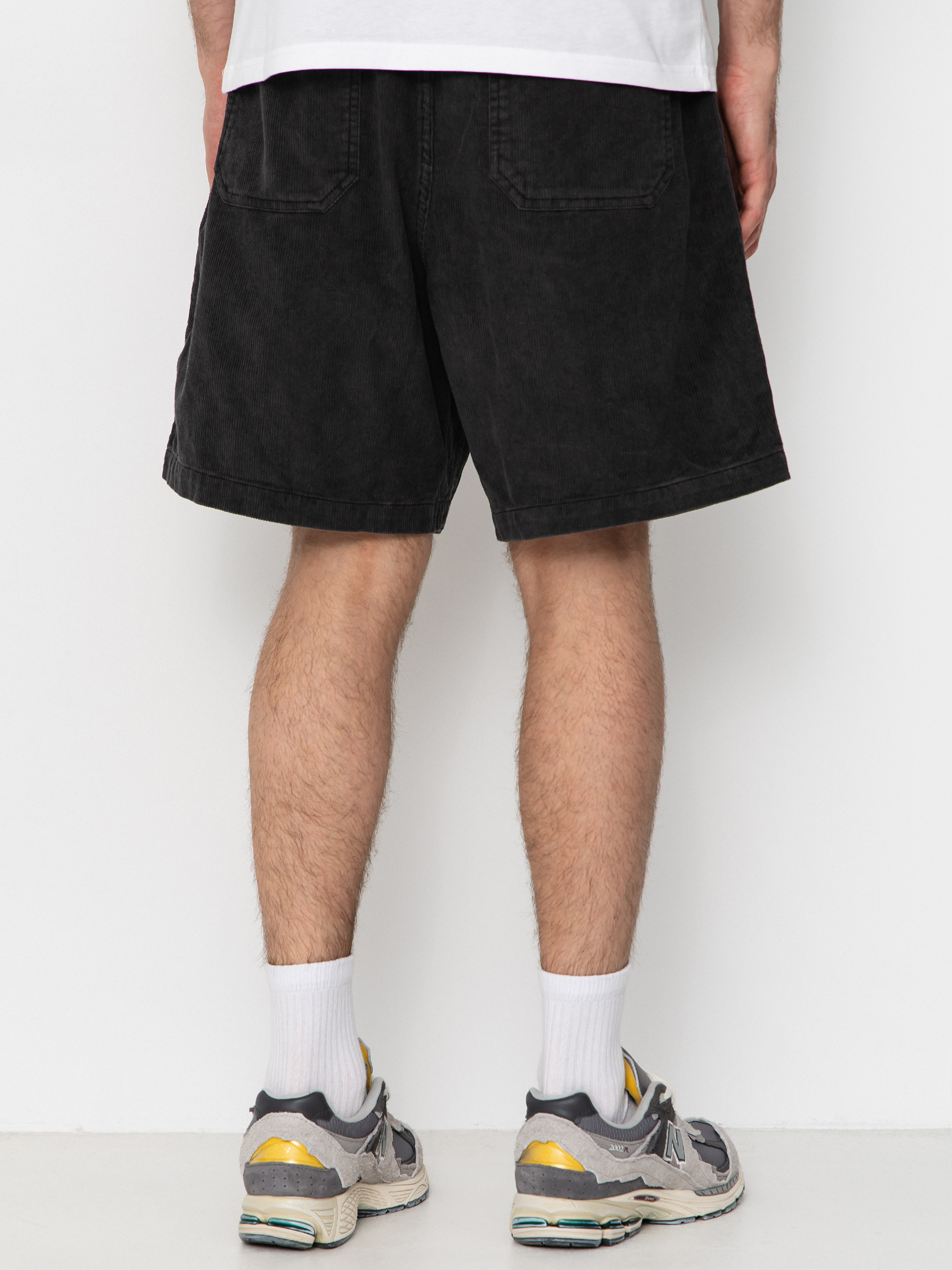 Kraťasy OBEY Horizon (black faded wash)