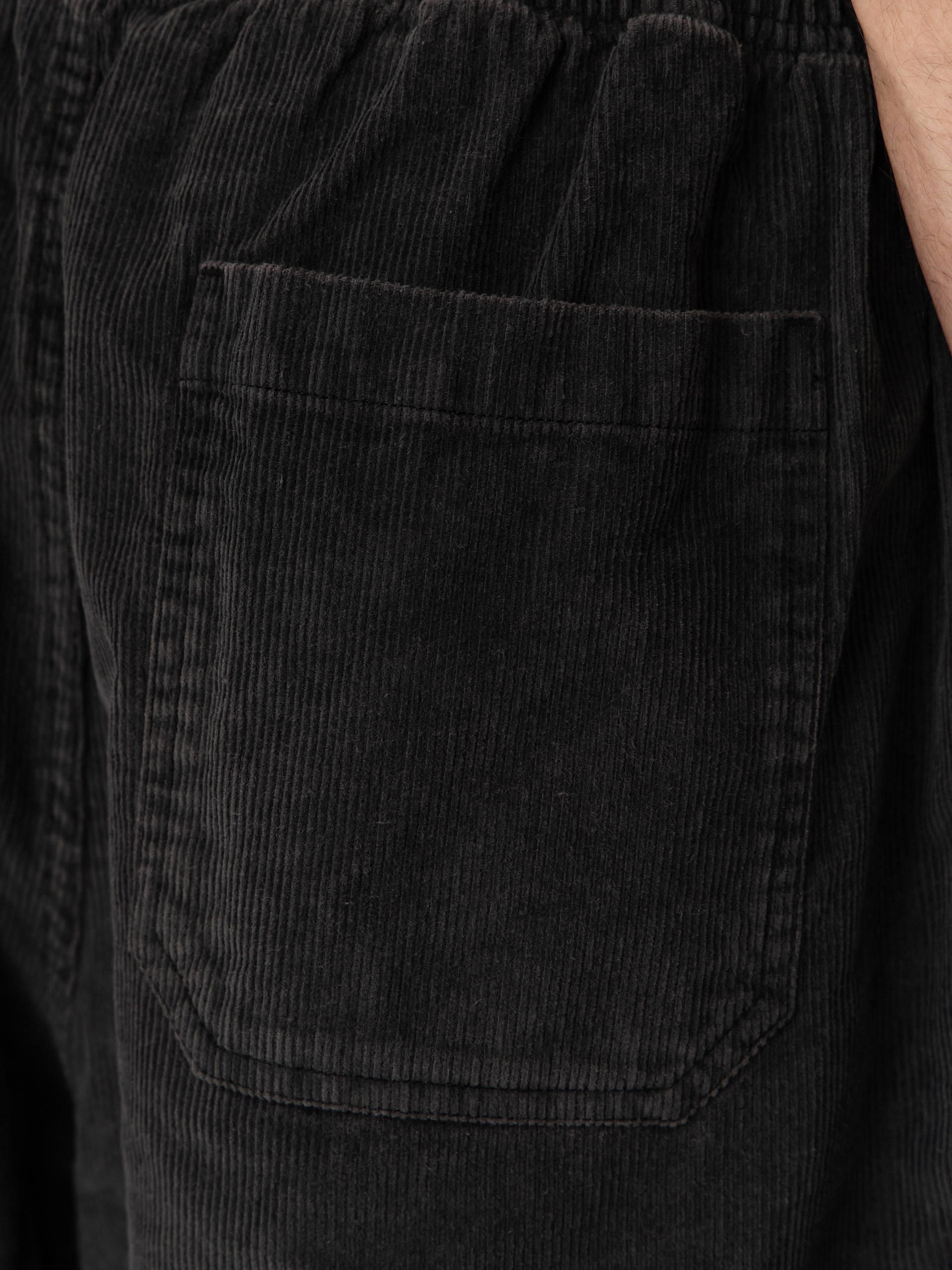 Kraťasy OBEY Horizon (black faded wash)