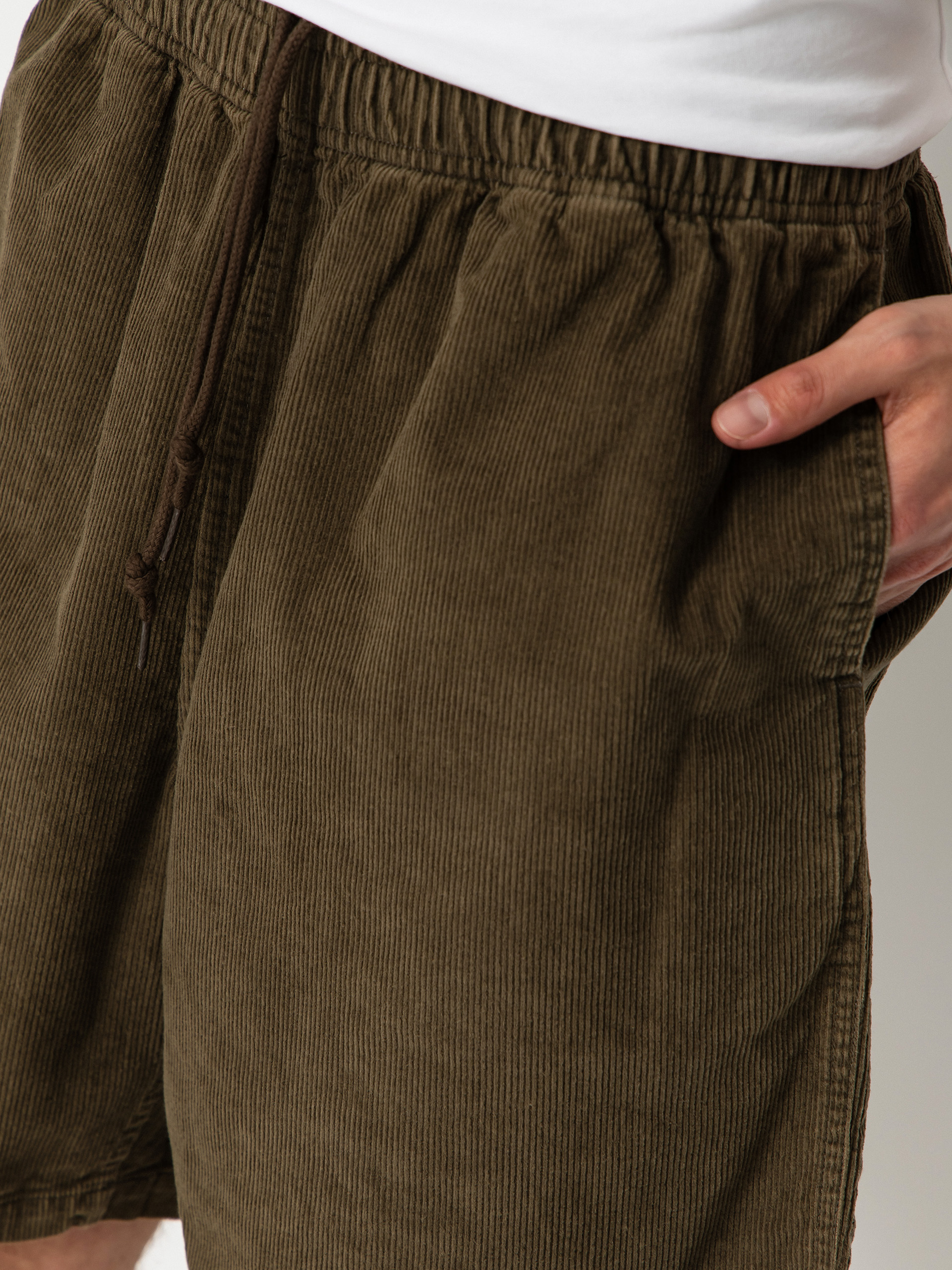 Kraťasy OBEY Horizon (canteen faded wash)