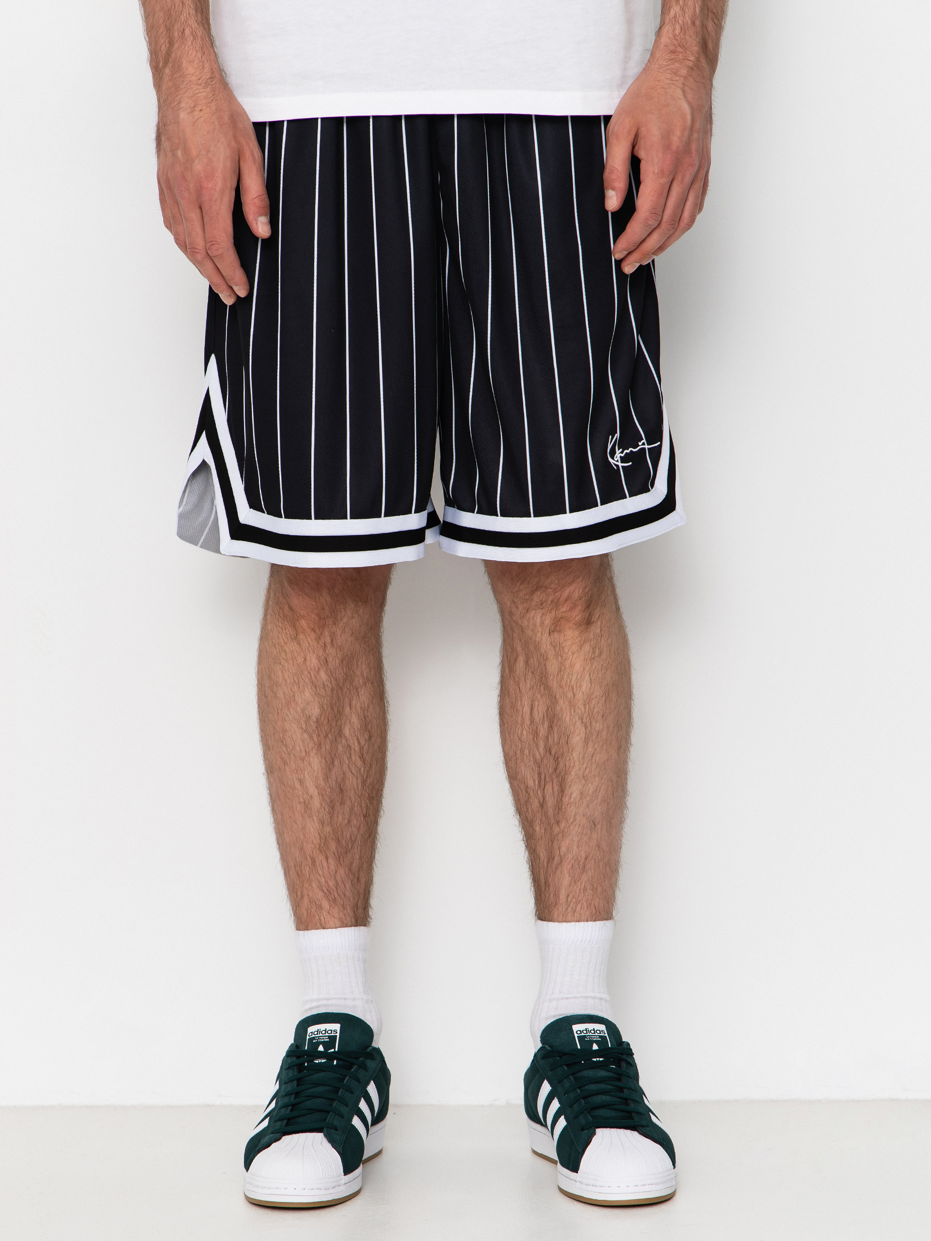 Kraťasy Karl Kani Small Signature Pinstripe Mesh