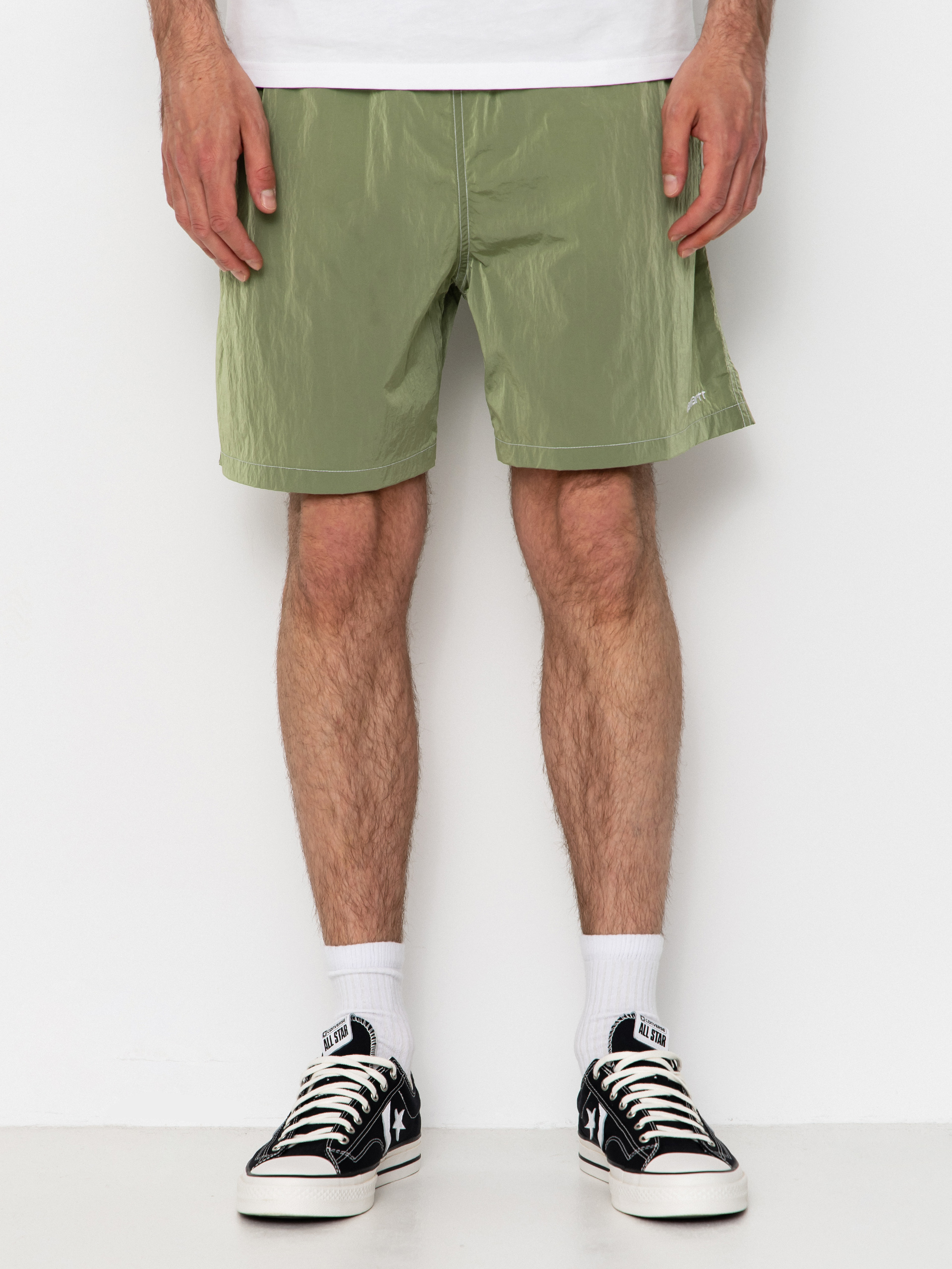 Kraťasy Carhartt WIP Canby Swim (gentle green/white)