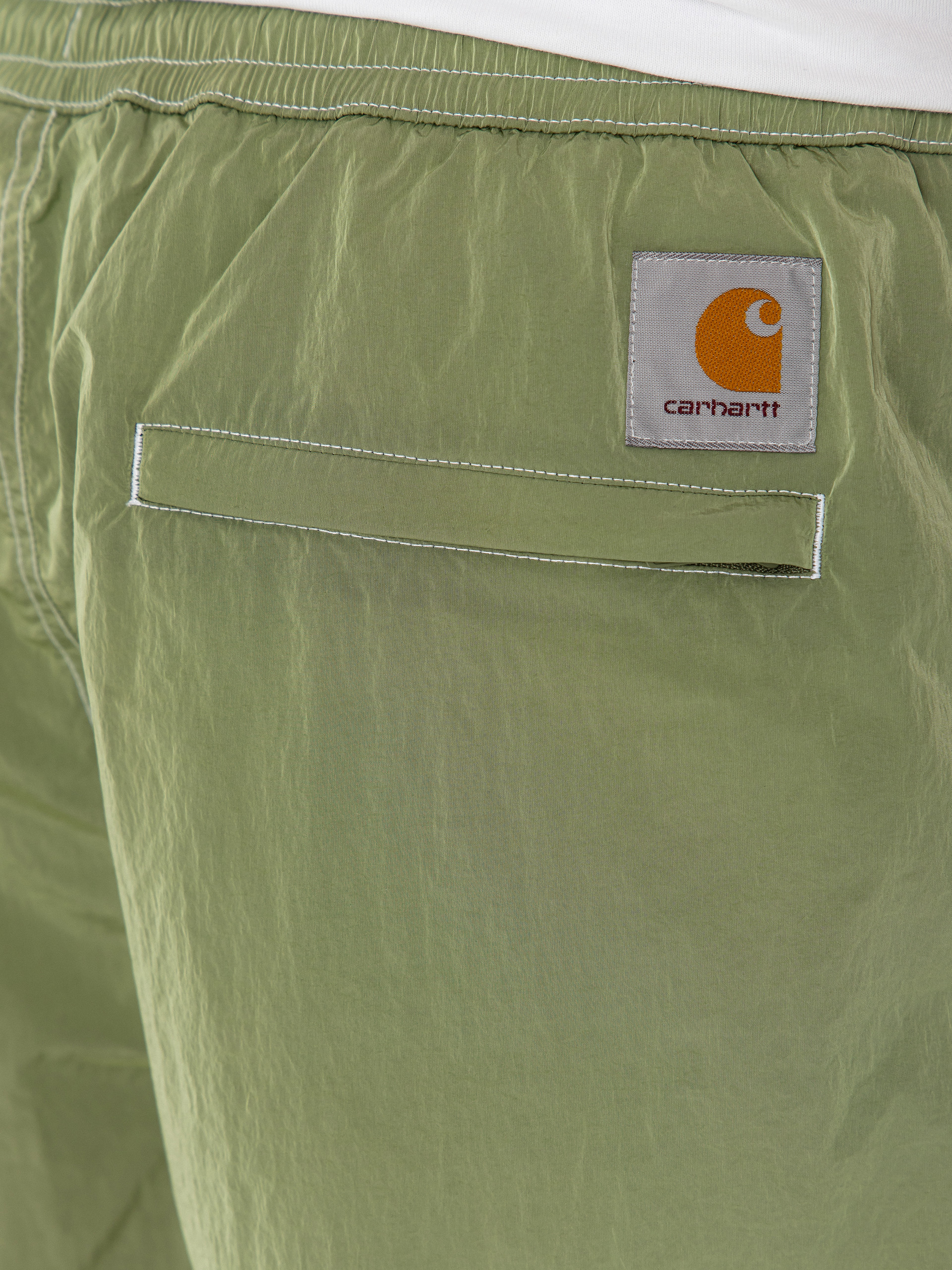 Kraťasy Carhartt WIP Canby Swim (gentle green/white)