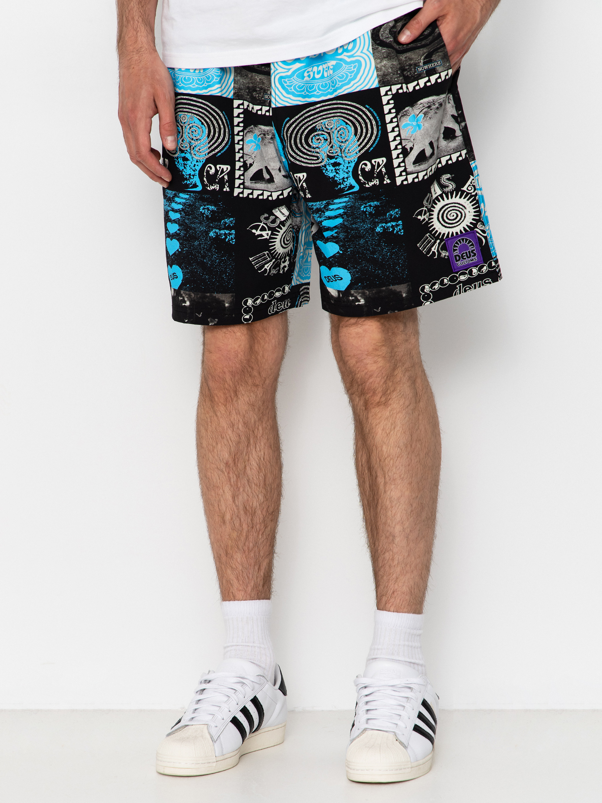 Kraťasy Deus Ex Machina Washed Away Swim (caviar)