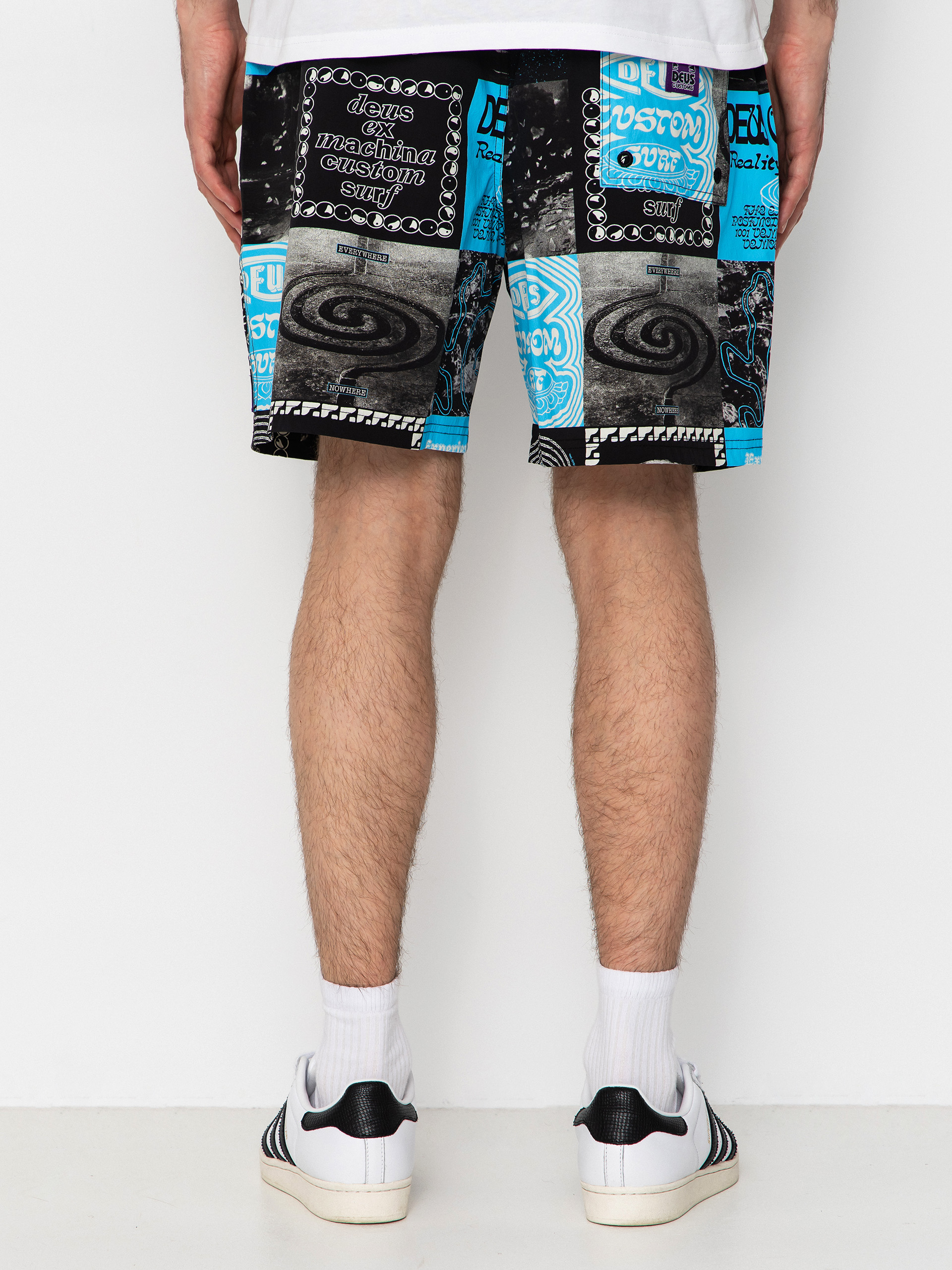 Kraťasy Deus Ex Machina Washed Away Swim (caviar)