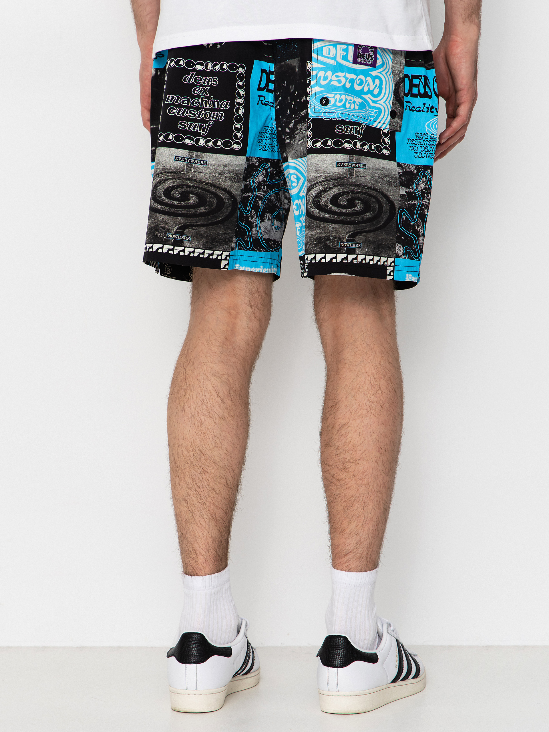 Kraťasy Deus Ex Machina Washed Away Swim (caviar)