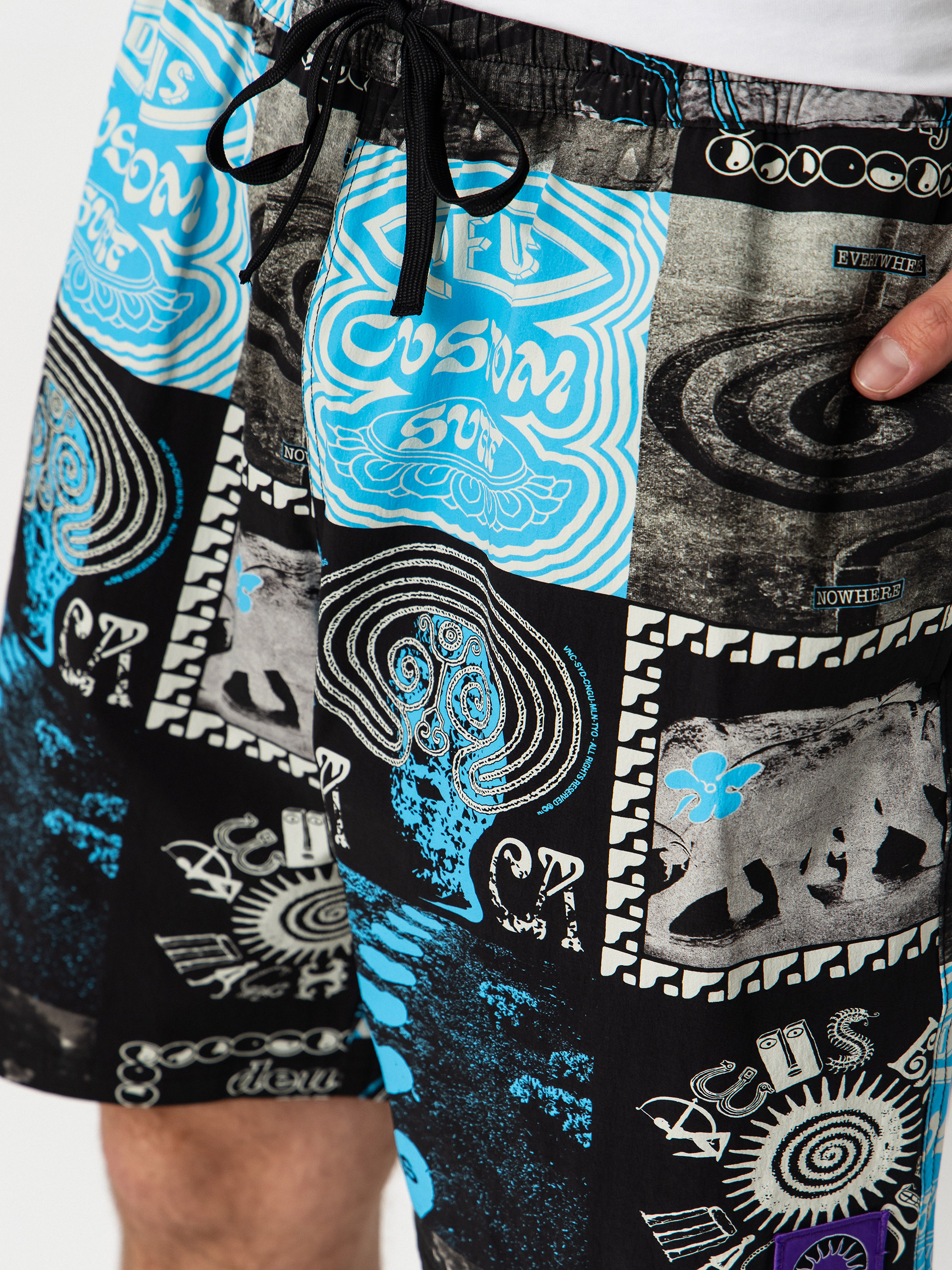Kraťasy Deus Ex Machina Washed Away Swim (caviar)