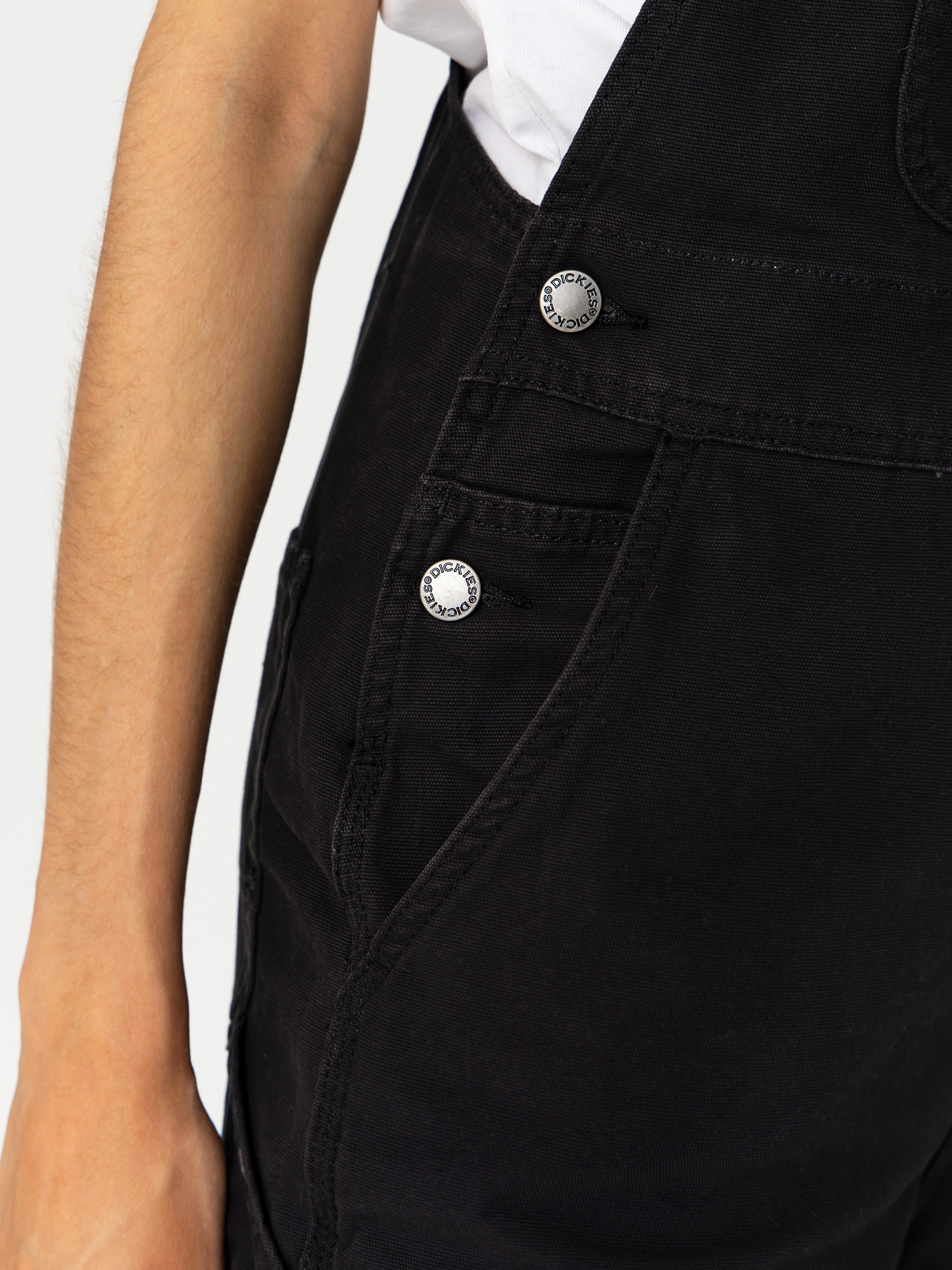 Kraťasy Dickies Lightweight Canvas Short Bib Wmn (black)