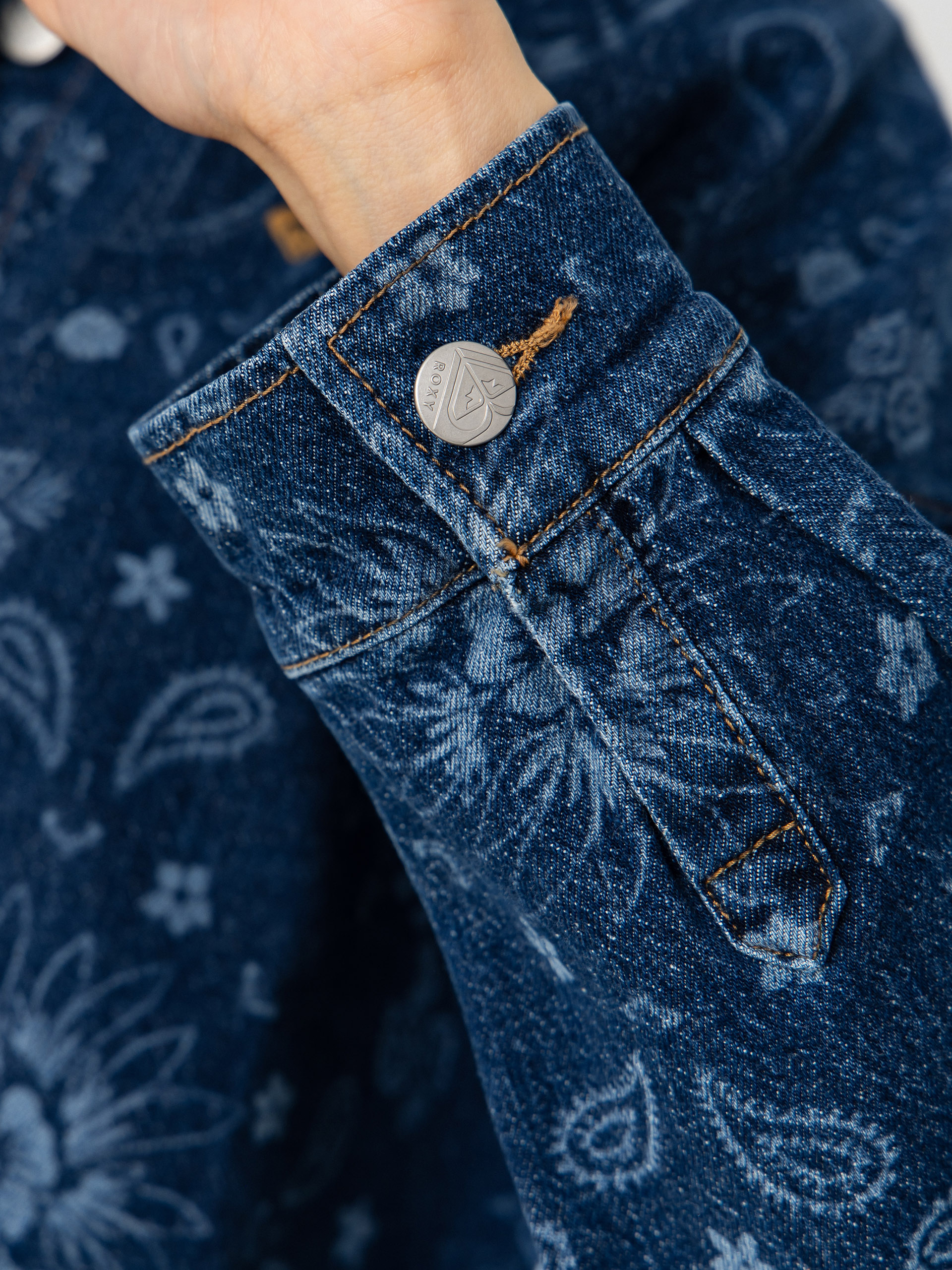 Košeľa Roxy Kick Back Washed Denim Wmn (ocean blue)