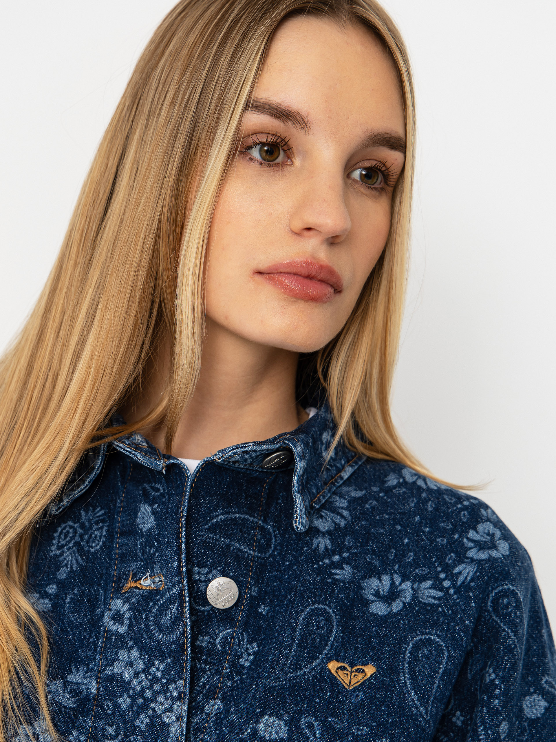 Košeľa Roxy Kick Back Washed Denim Wmn (ocean blue)