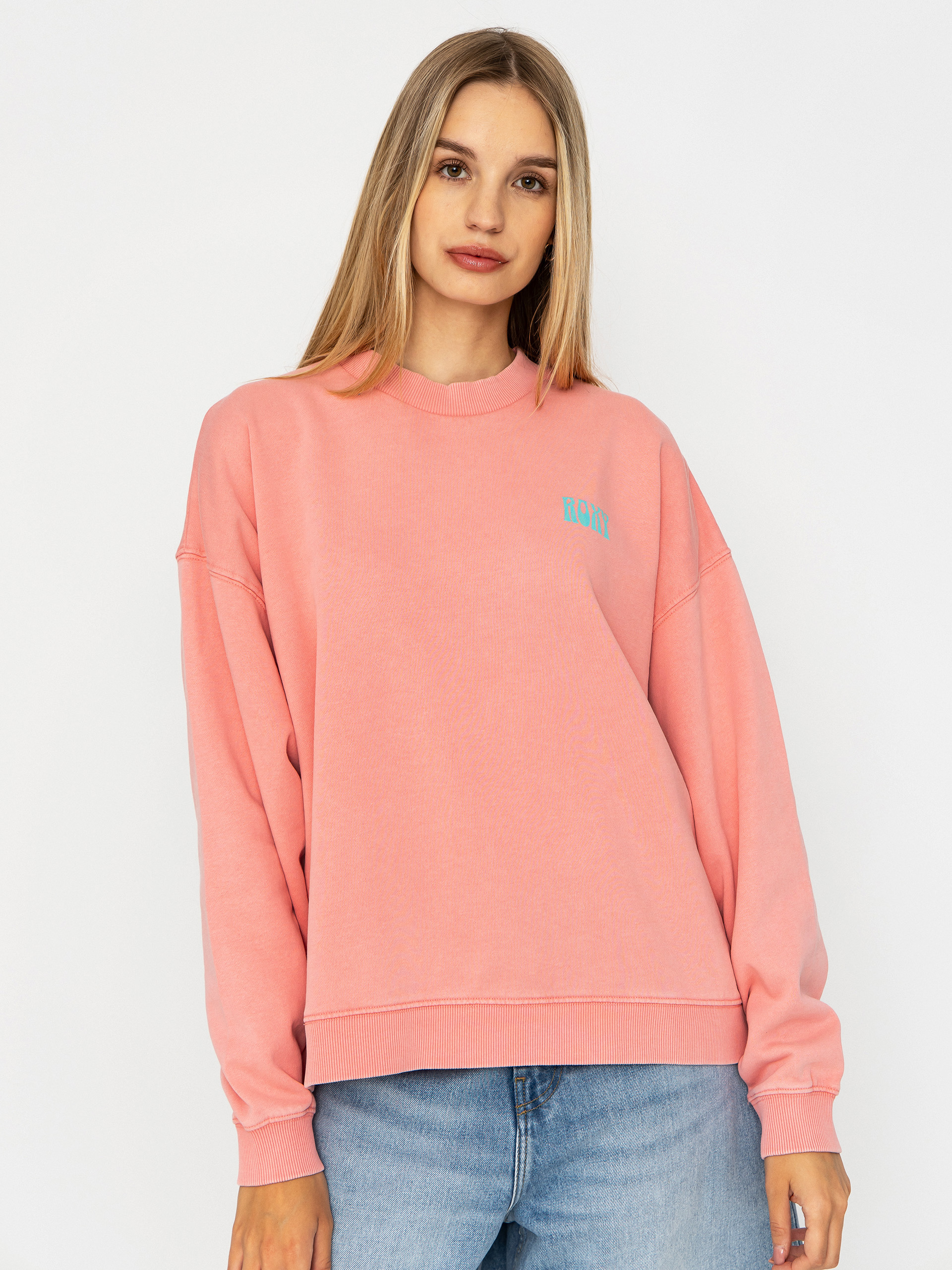 Mikina Roxy Lineup Oversized Wmn (plumeria)