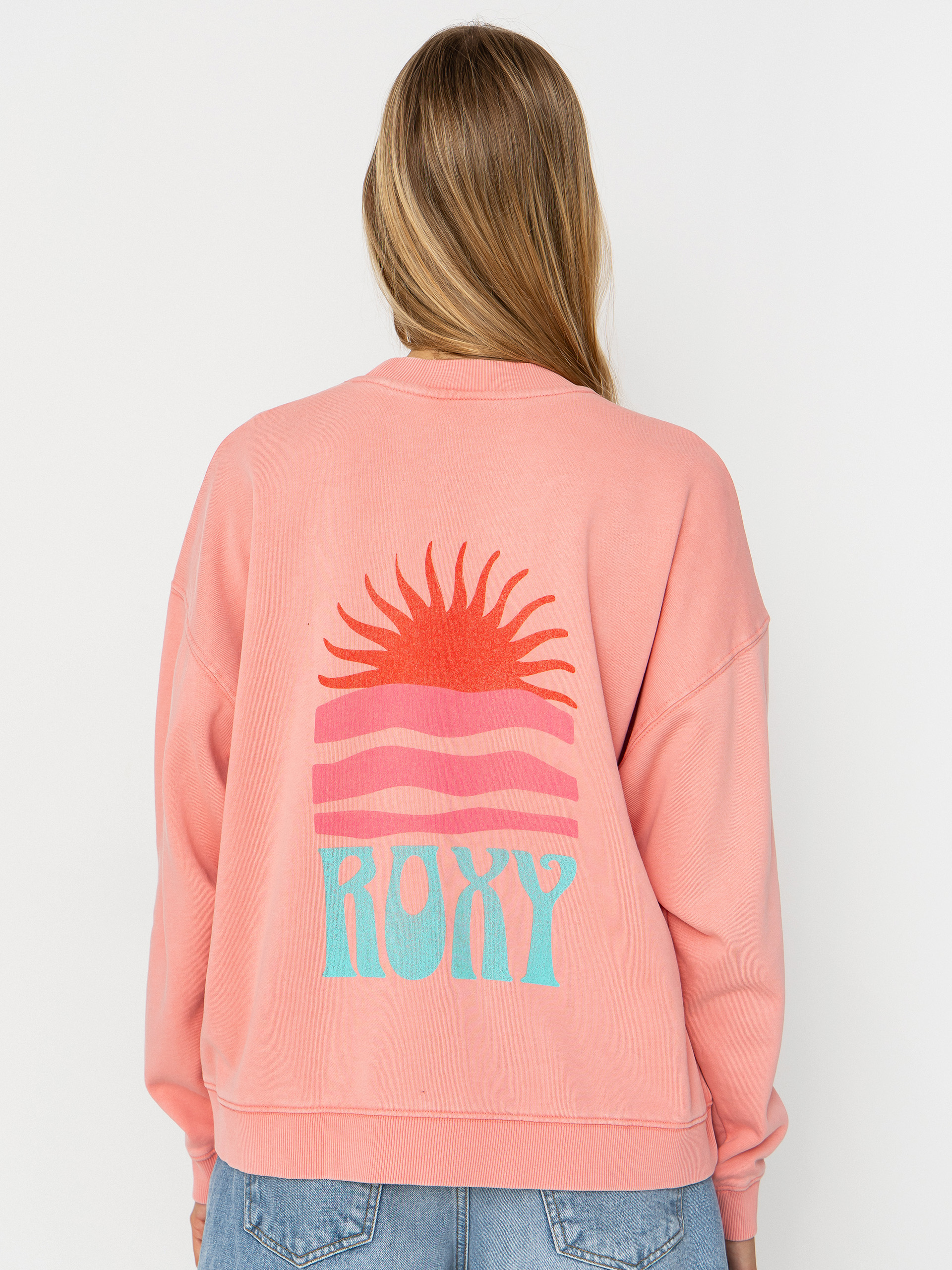 Mikina Roxy Lineup Oversized Wmn (plumeria)