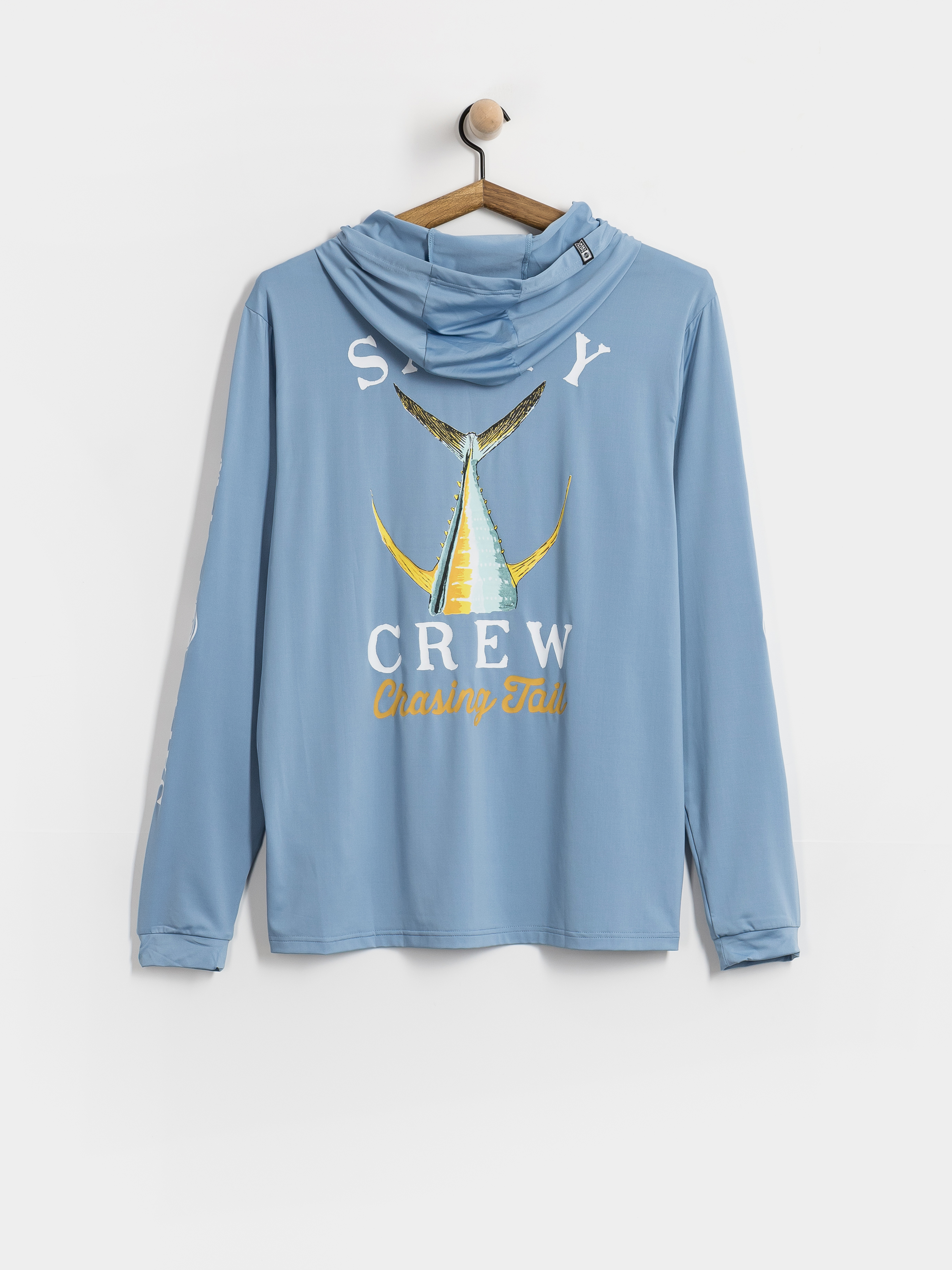 Triko Salty Crew Tailed Hood Sunshirt (marine blue)