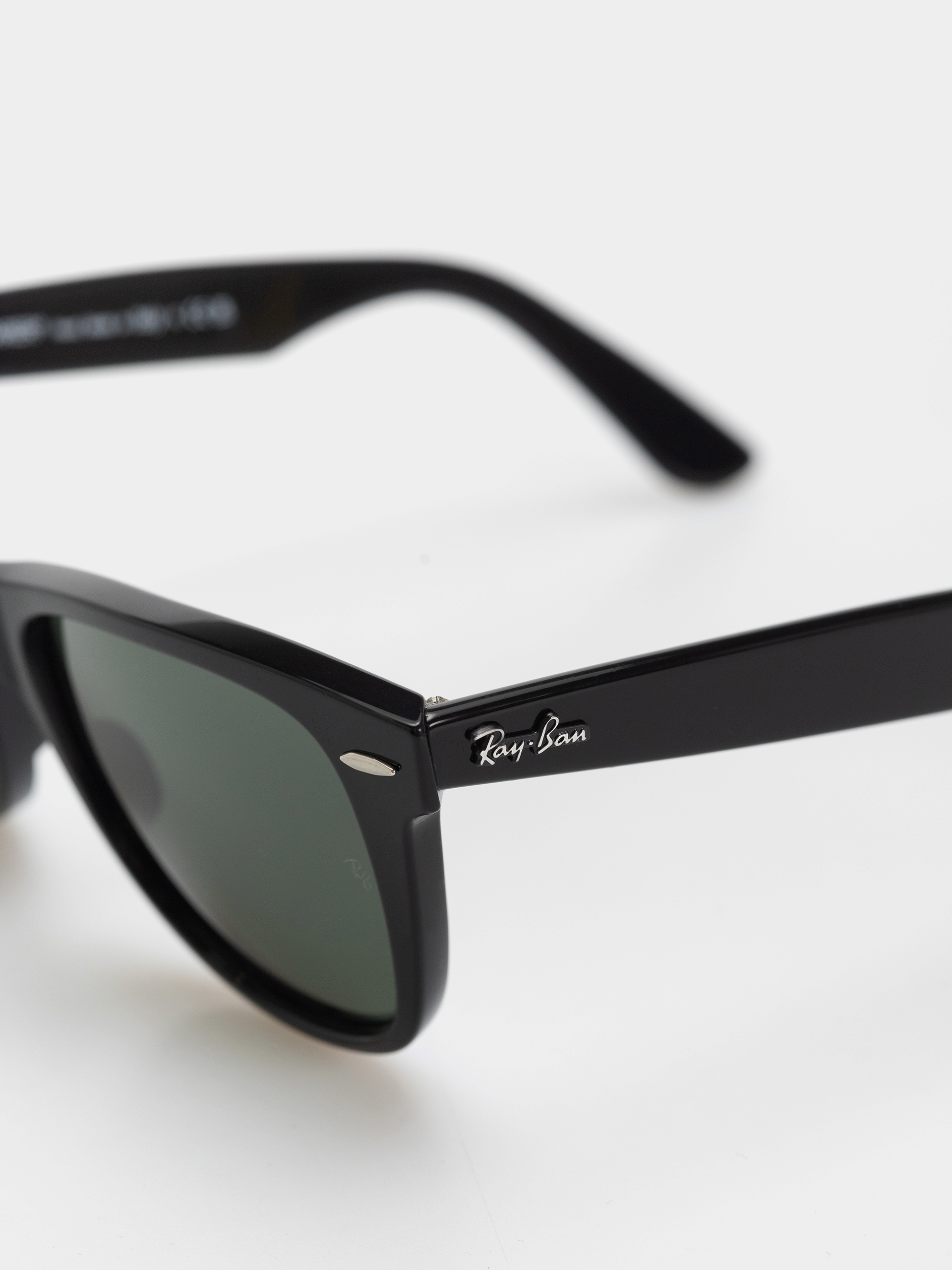 Slnečné okuliare Ray-Ban Original Wayfarer Classic (polerowany czarny/zielone g-15)