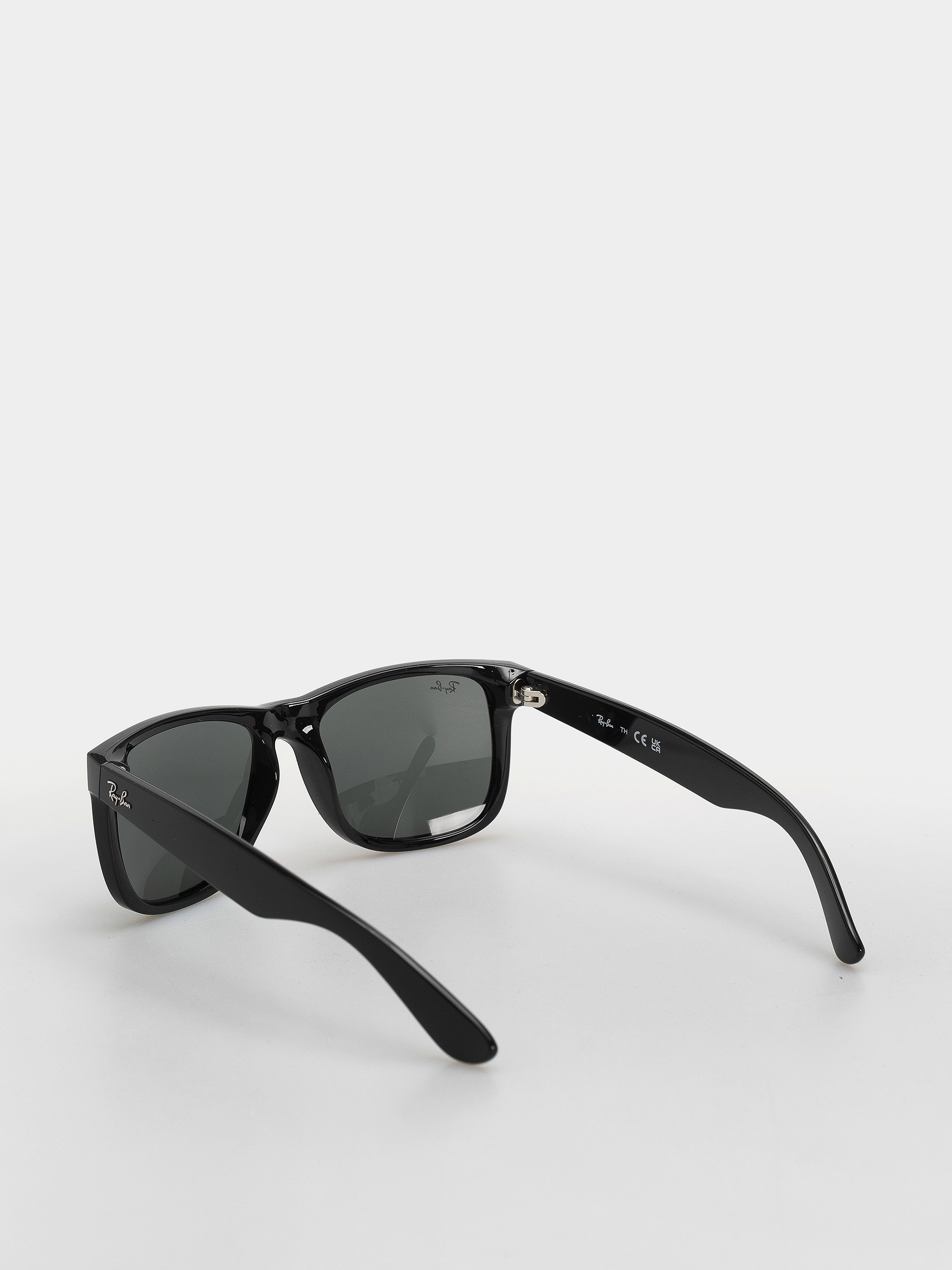 Slnečné okuliare Ray-Ban Justin Classic (polerowany czarny/ciemnozielony)
