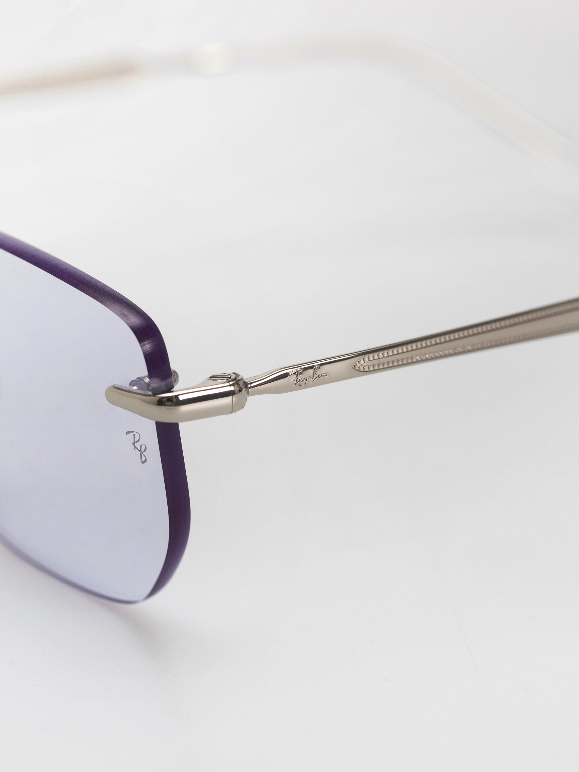 Slnečné okuliare Ray-Ban Rb3768 Transitions Color Touch (polerowany srebrny/ametyst transitions)