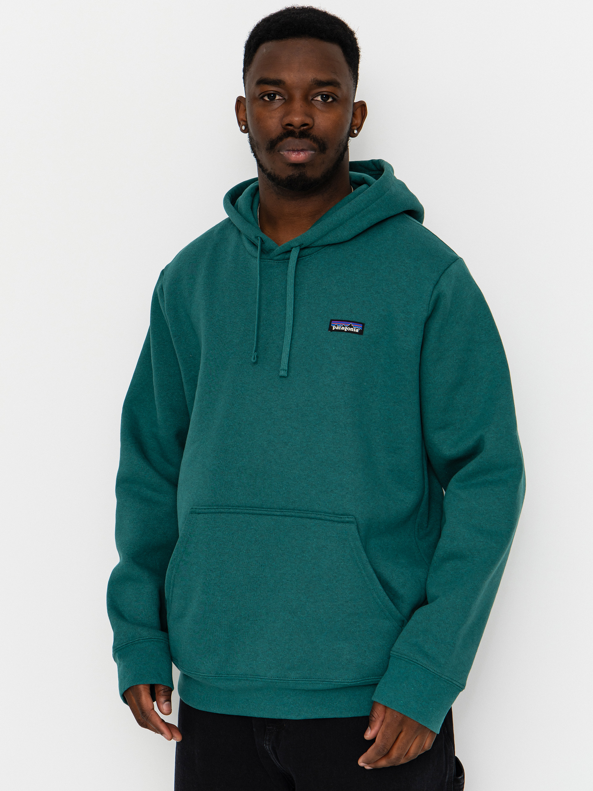 Mikina s kapucu0148ou Patagonia P 6 Label Uprisal HD (gem green)