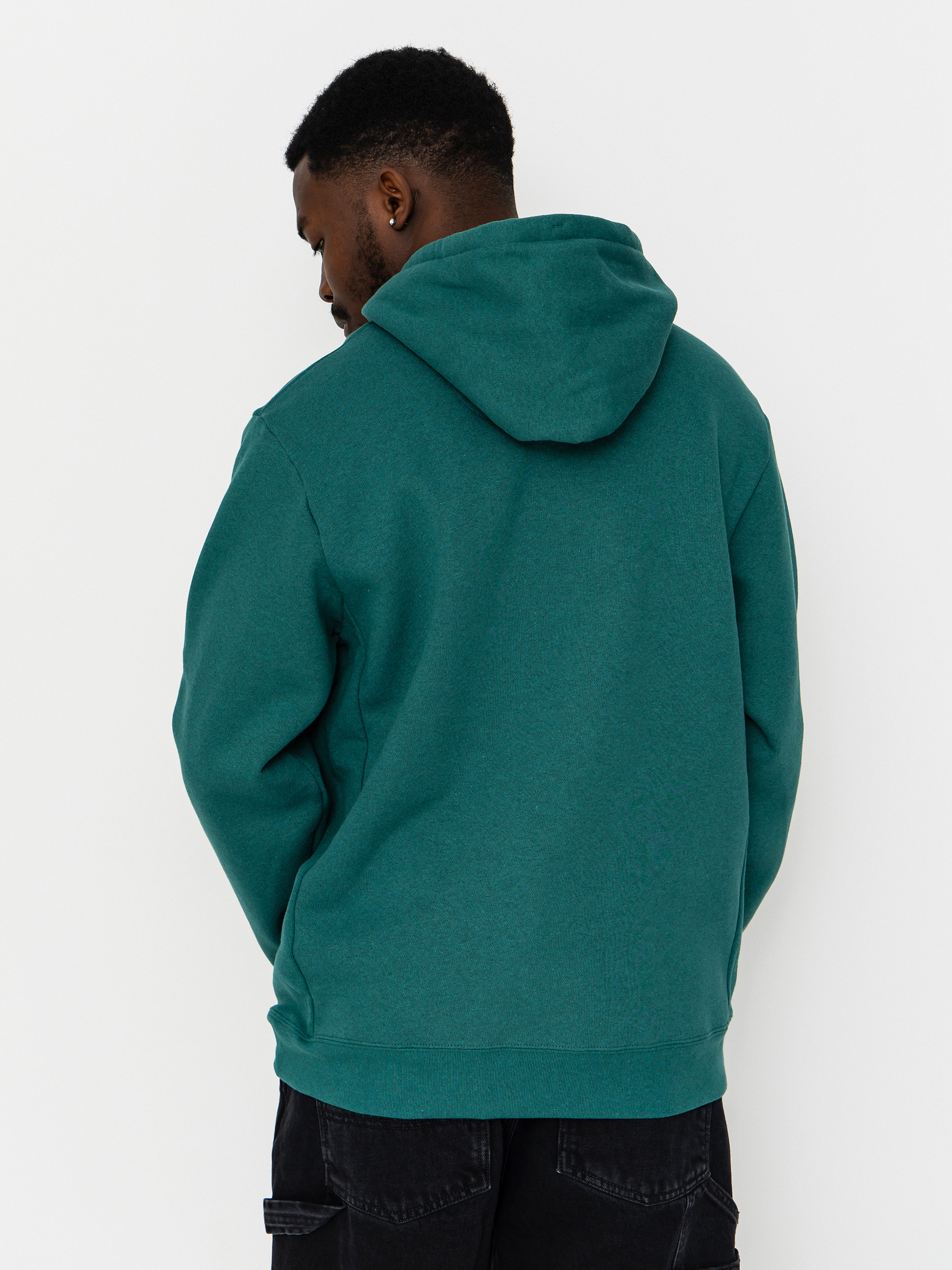 Mikina s kapucňou Patagonia P 6 Label Uprisal HD (gem green)