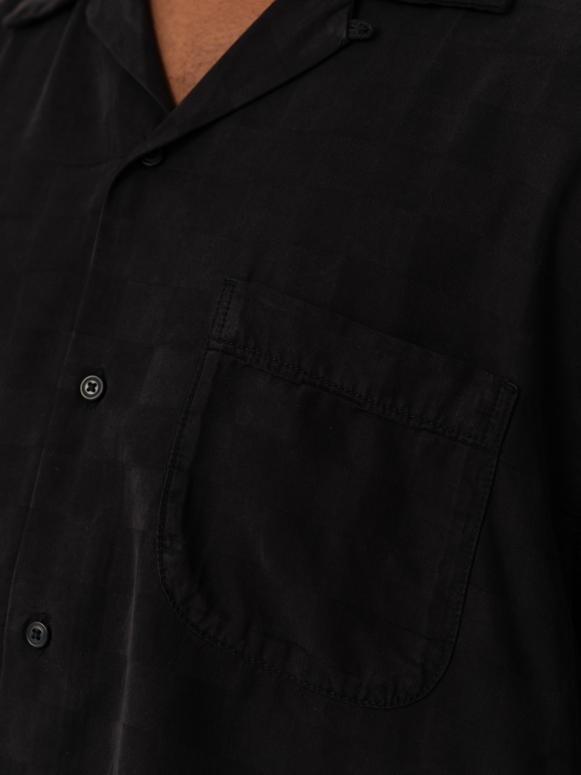 Košeľa Vans Van Doren Tencel Check Camp (black)
