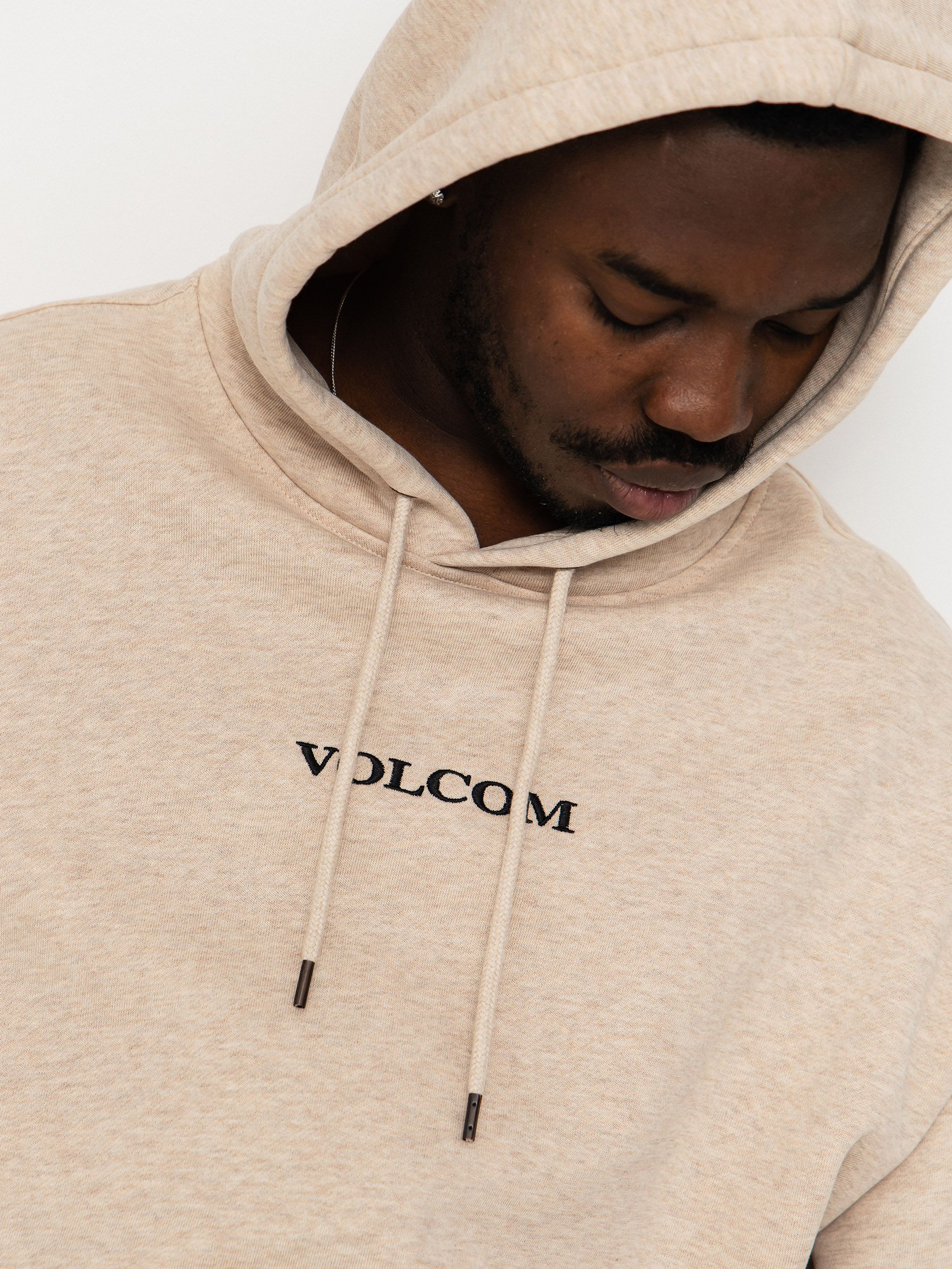 Mikina s kapucňou Volcom Volcom Stone HD (dust heather)
