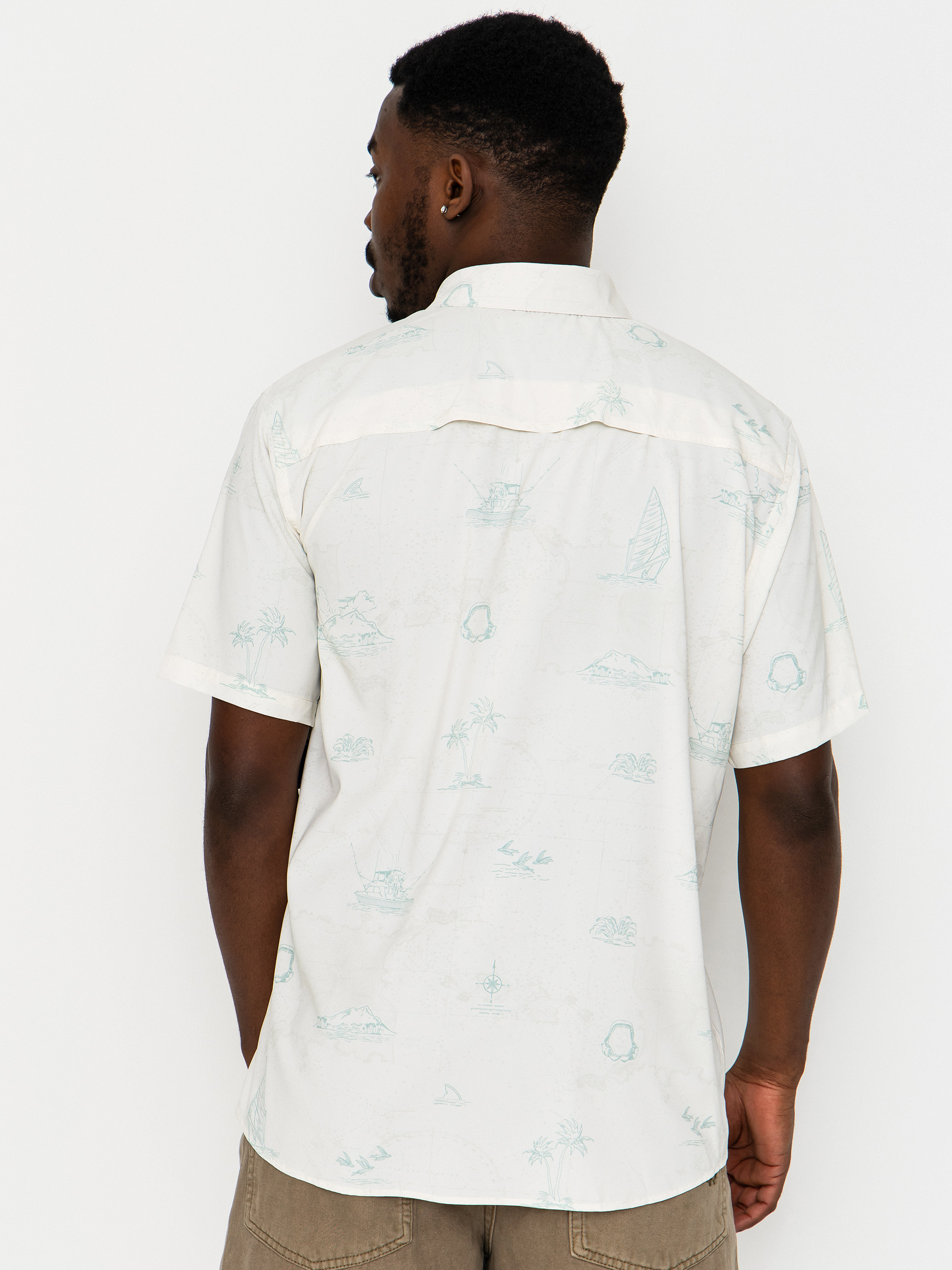 Košeľa Salty Crew Flagship Uv Button Up (white)