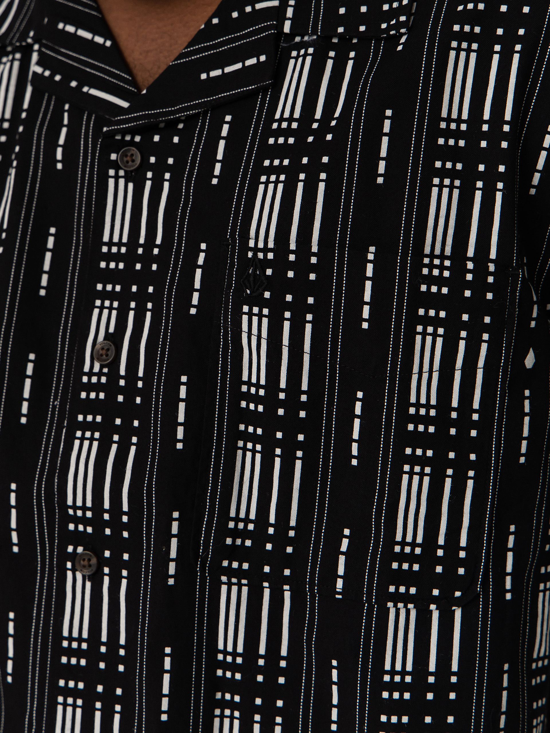 Košeľa Volcom Macros (black)