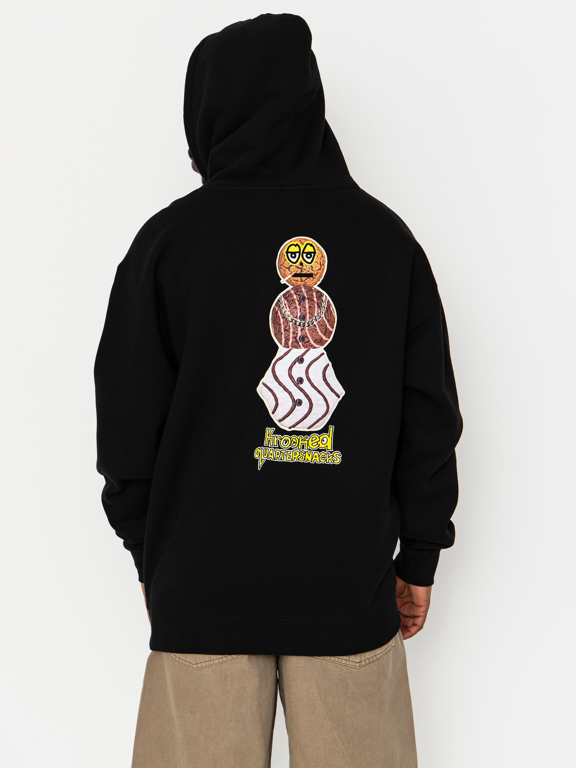 Mikina Krooked X Quarter Snacks Snackman