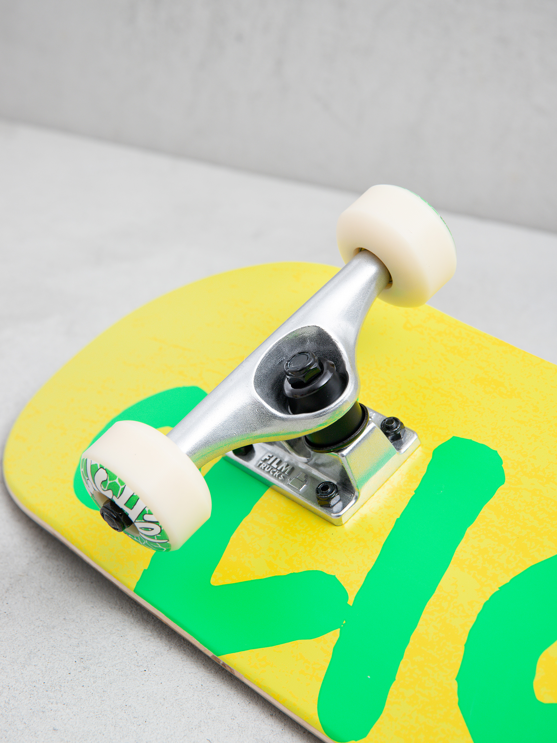 Skateboard Cliche Handwritten (yellow/green)