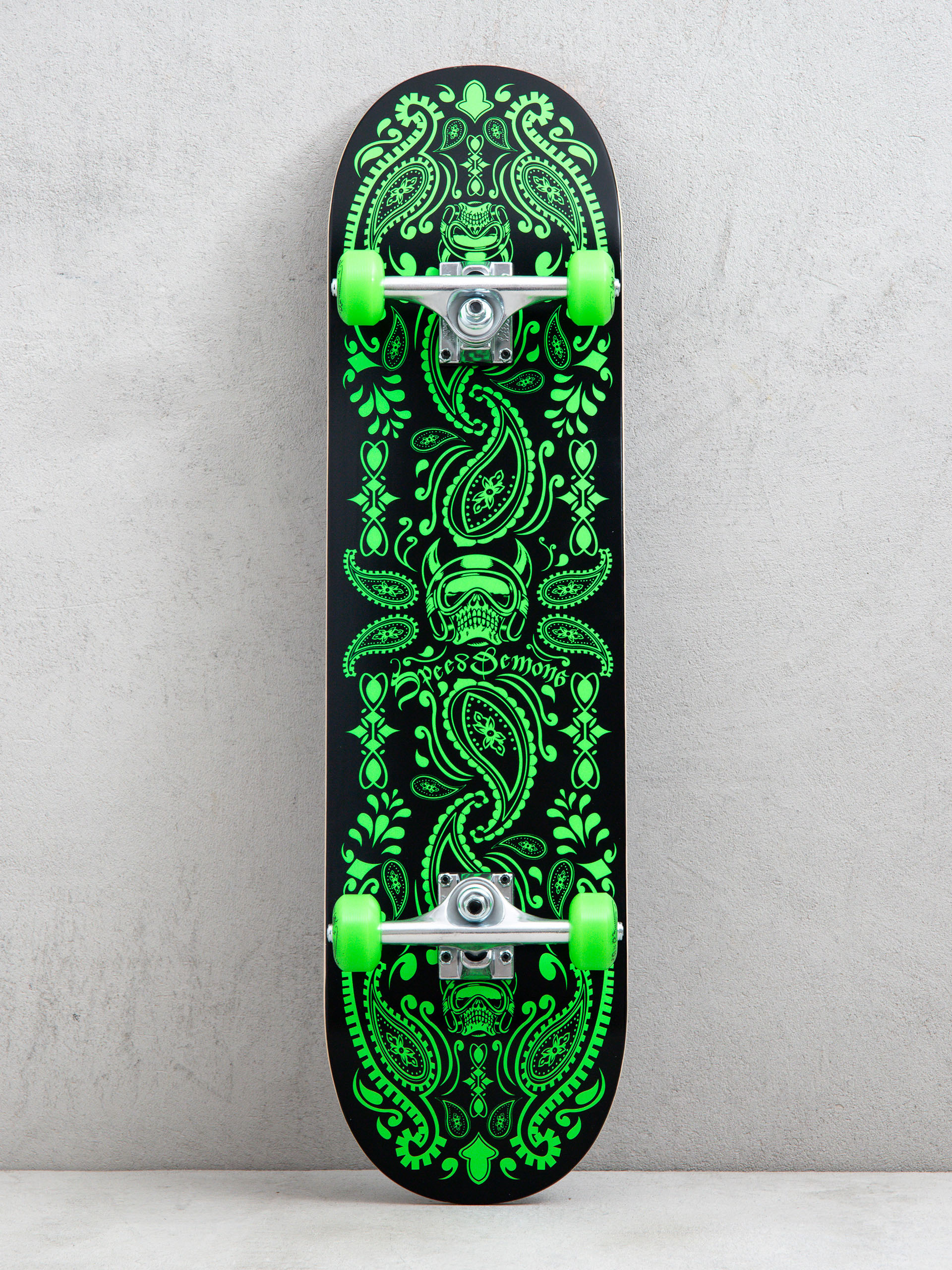 Skateboard Speed Demons Bandana (black/green)