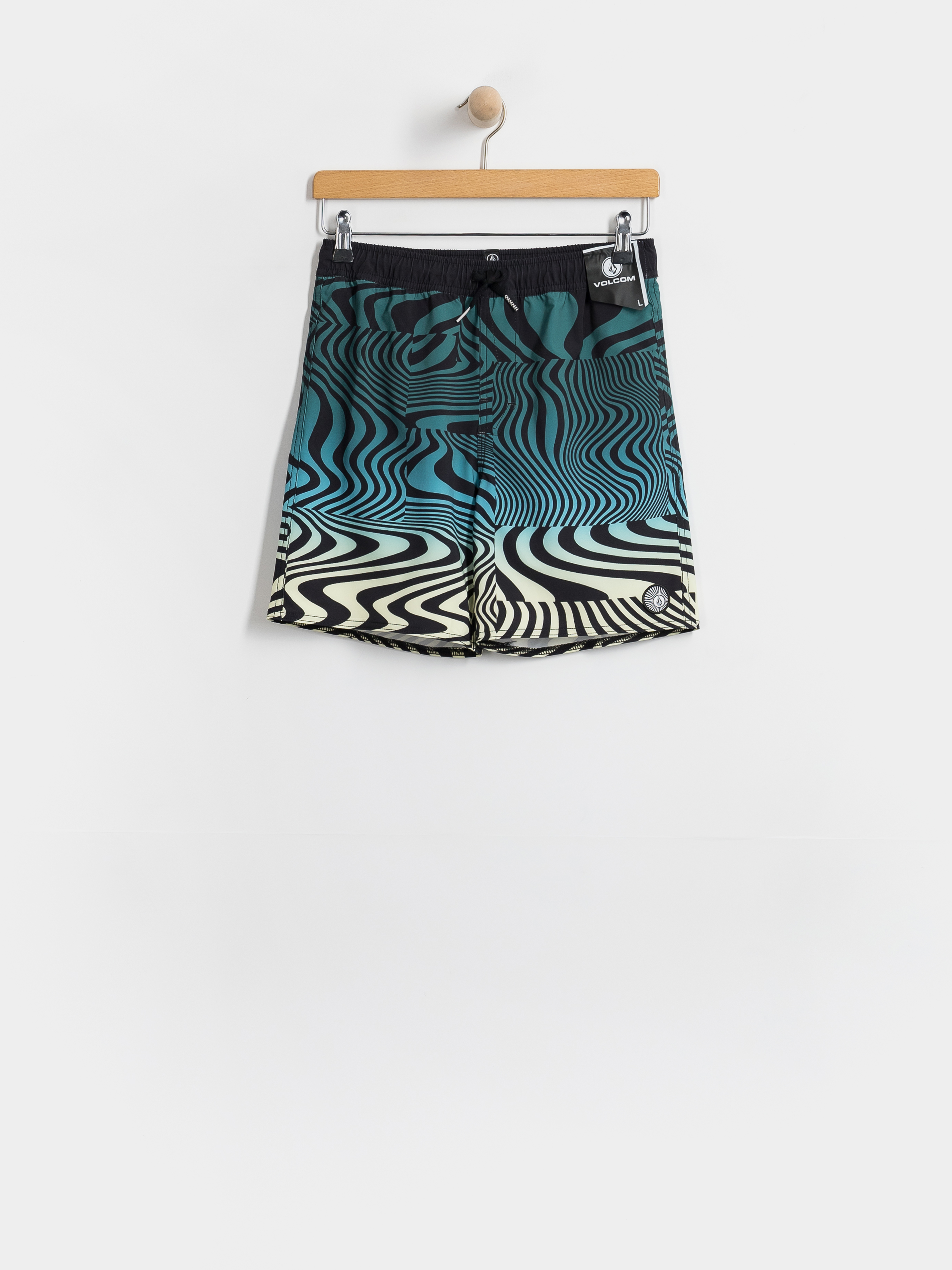 Kraťasy Volcom Lido Print Trunk JR (rifle green)