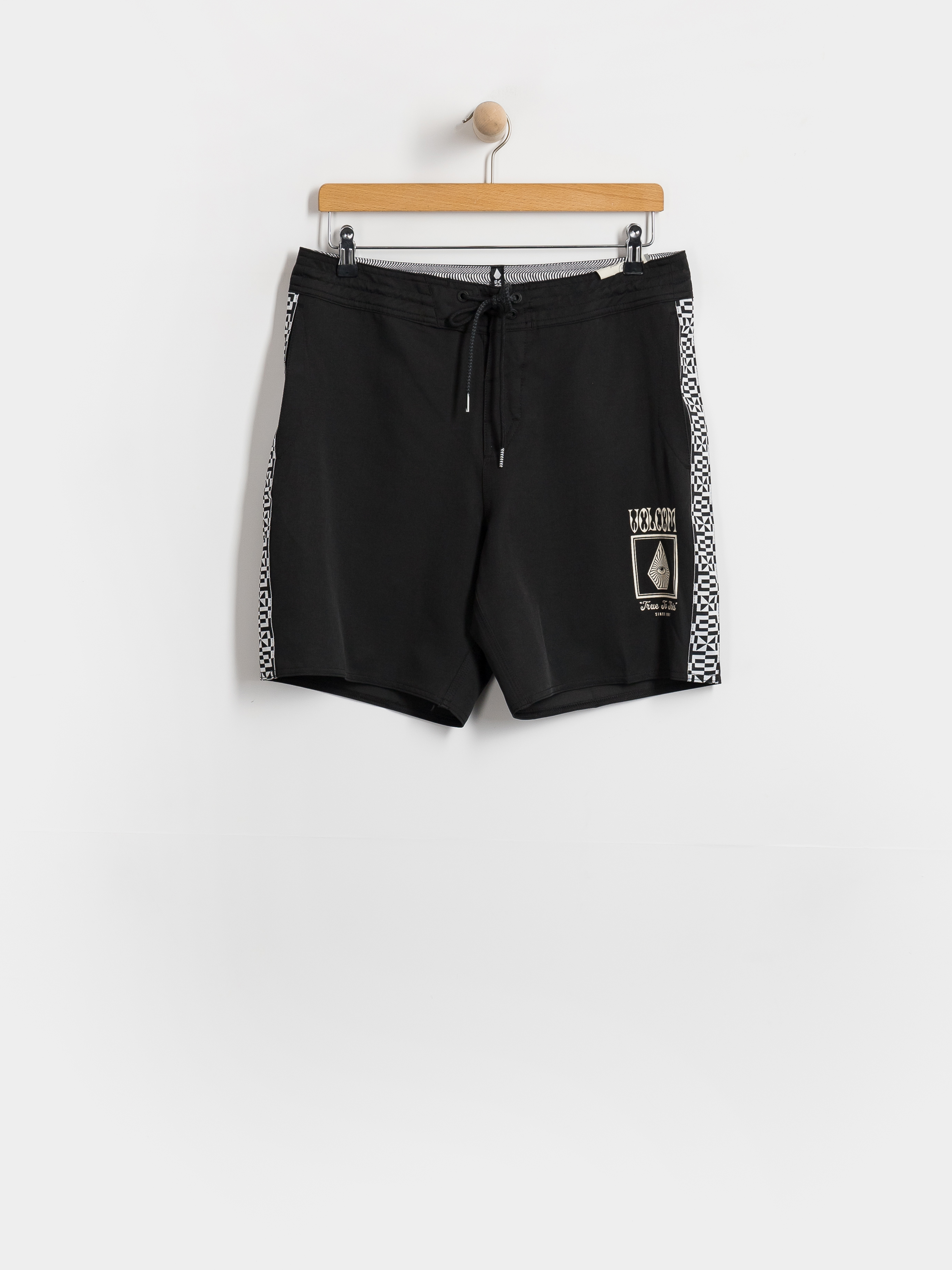 Plážové kraťasy Volcom Yewster Loose Stoney 18 (black)