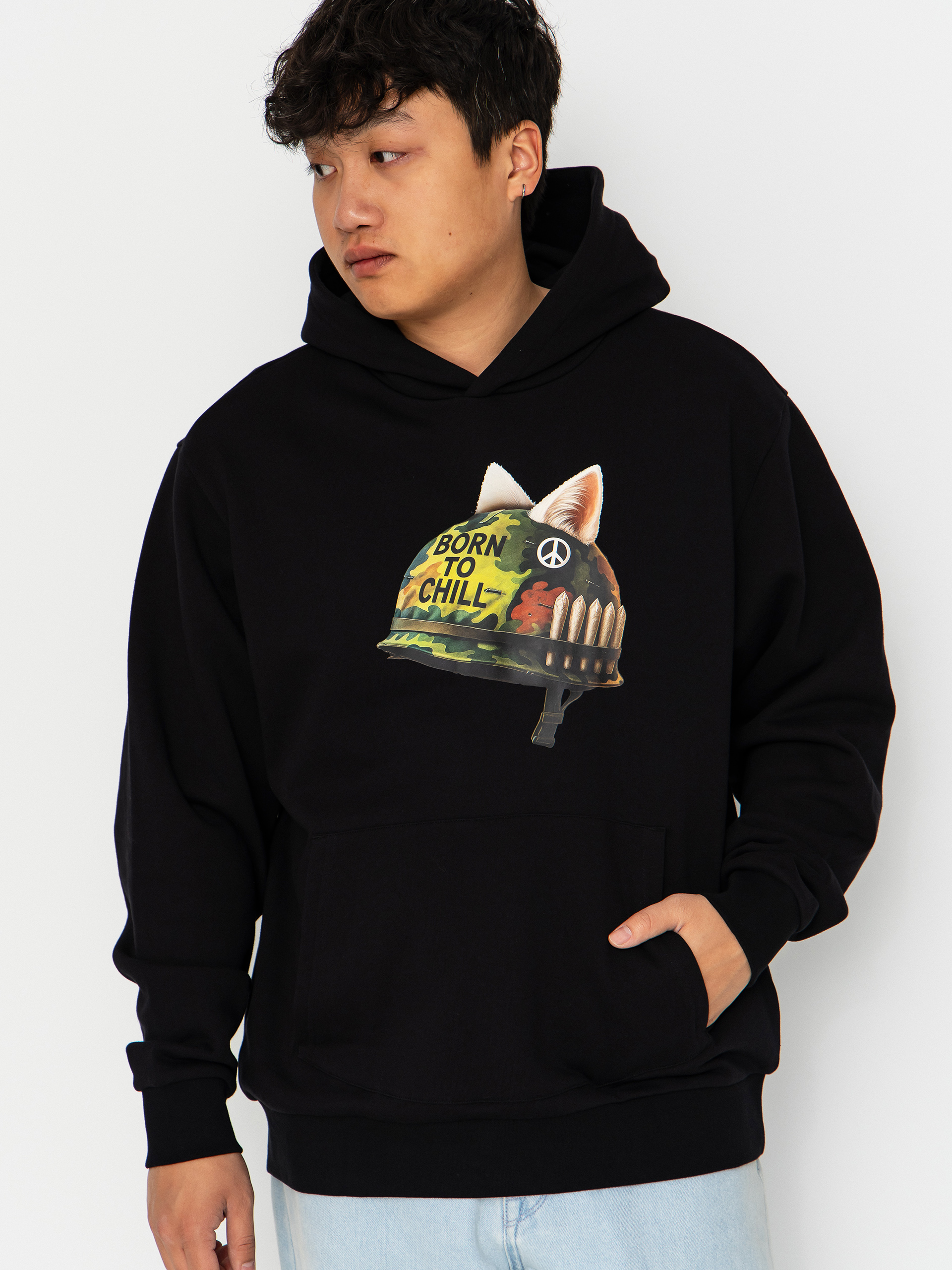 Mikina s kapucňou RipNDip Born To Chill HD