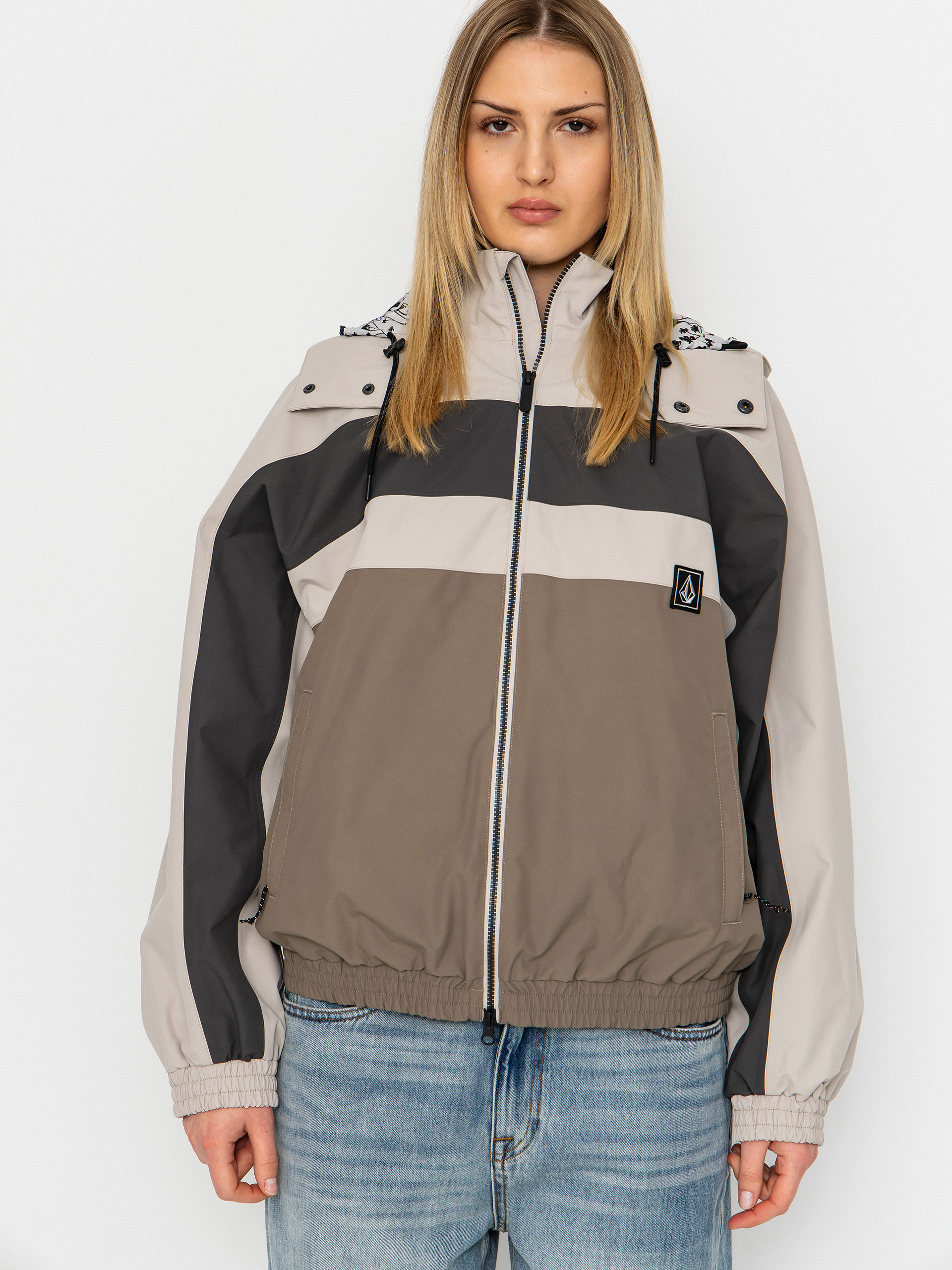 Snowboardová bunda Volcom Dlm Wmn (stone)