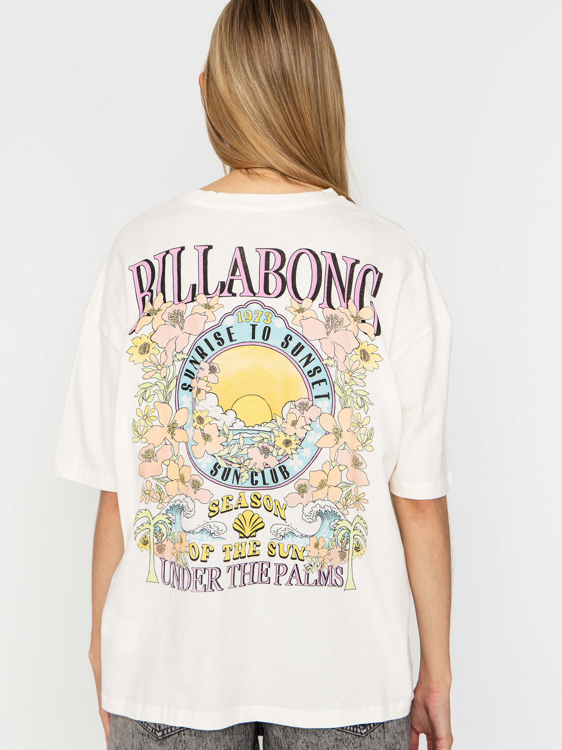 Tričko Billabong Floral Rocker Wmn (salt crystal)