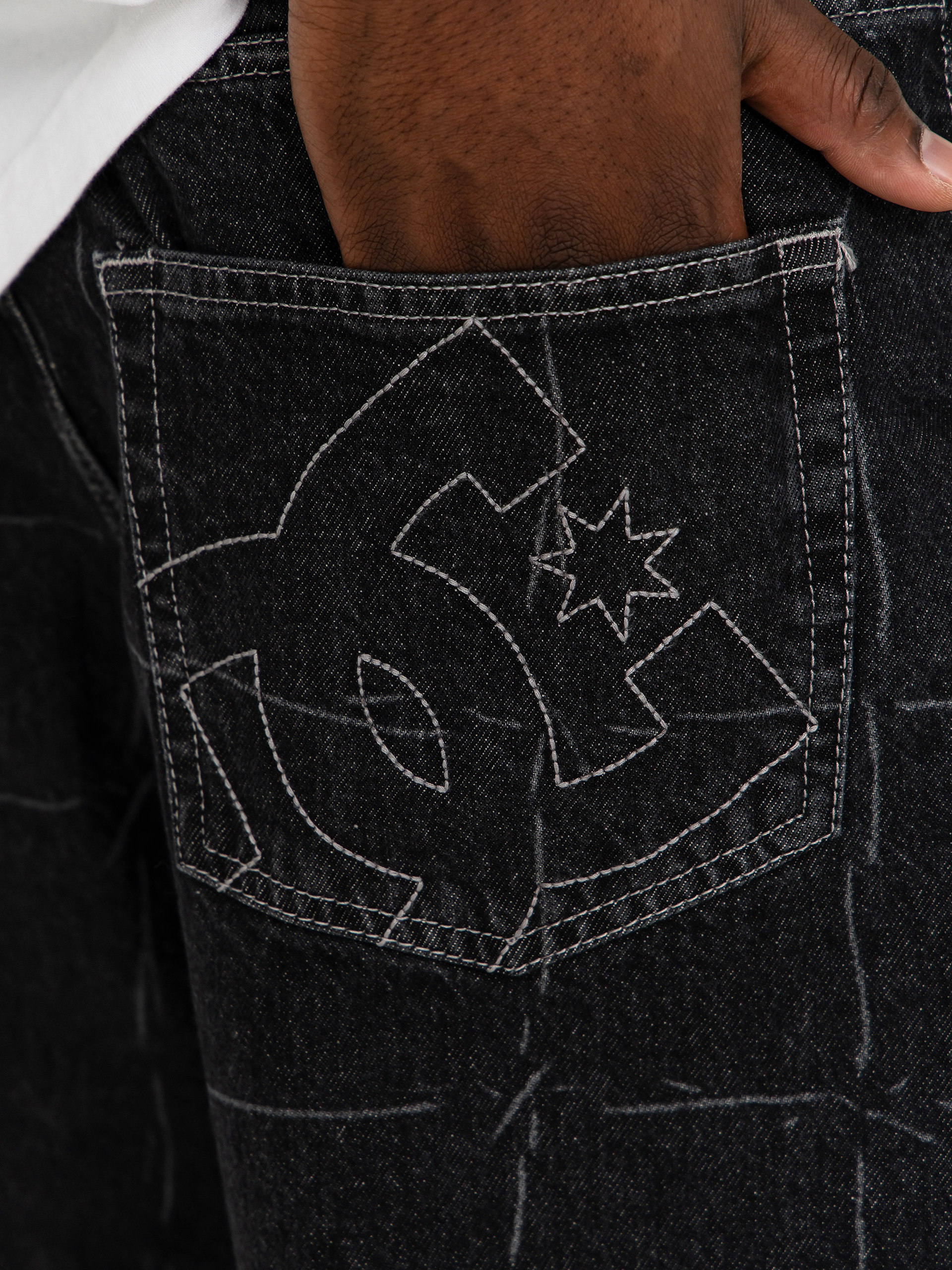 Kraťasy DC Baggy Denim (wired 32 black)