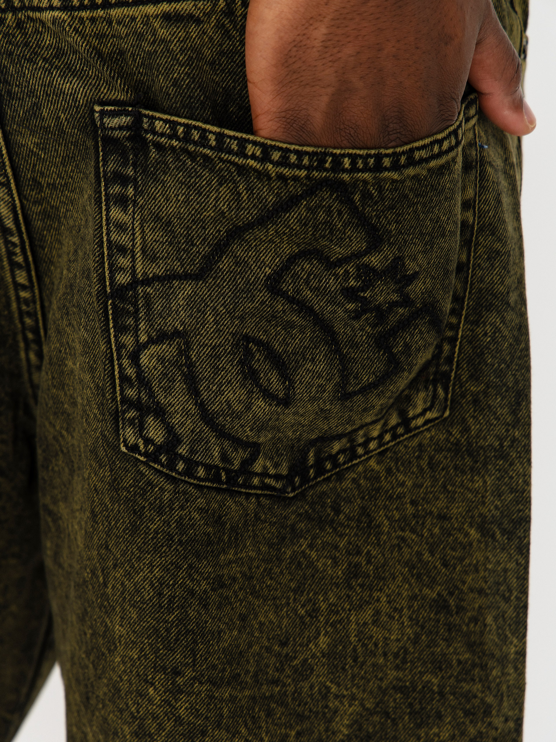 Kraťasy DC Baggy Denim (golden olive)