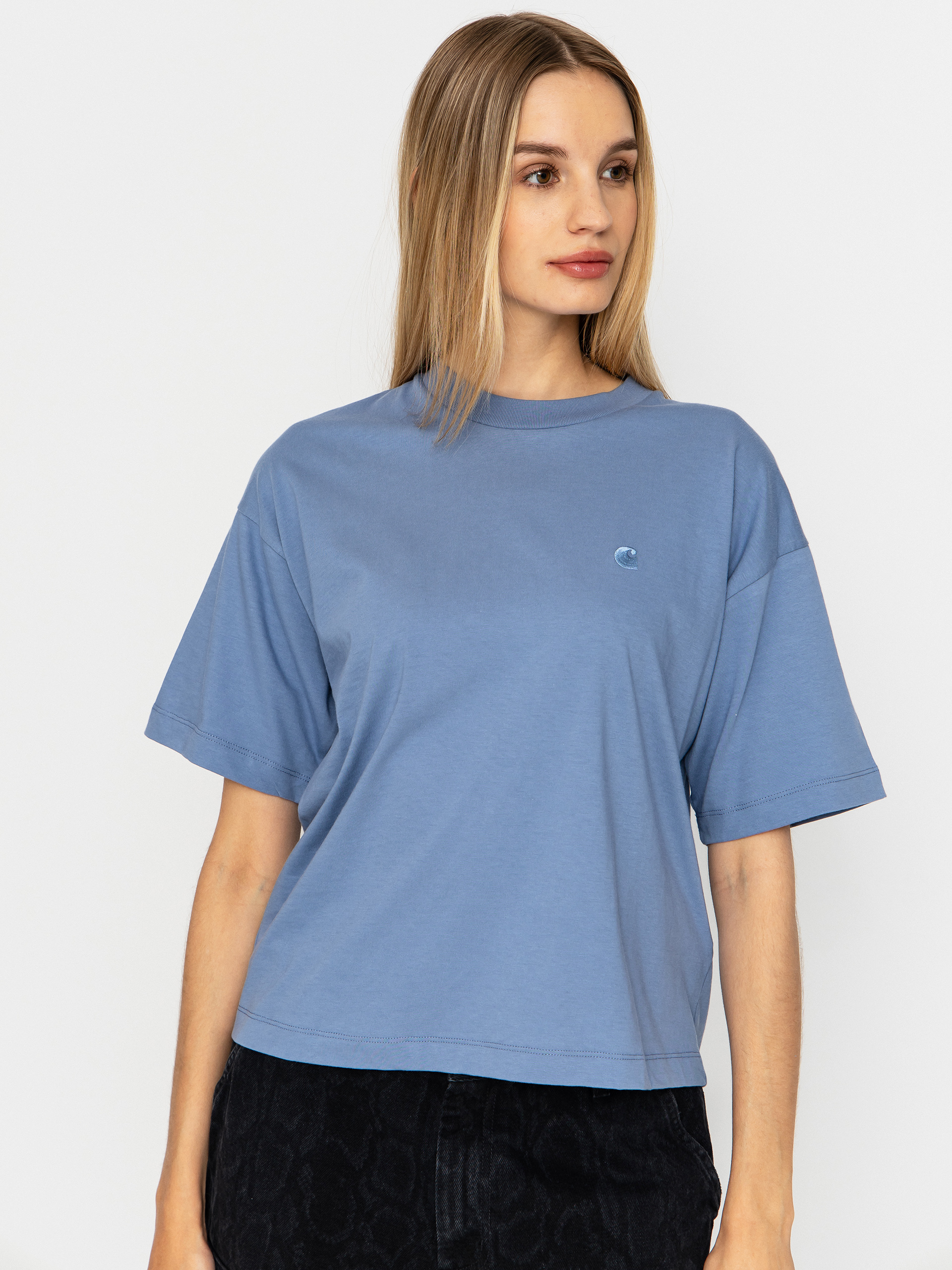 Tričko Carhartt WIP Chester Wmn (gentle blue)