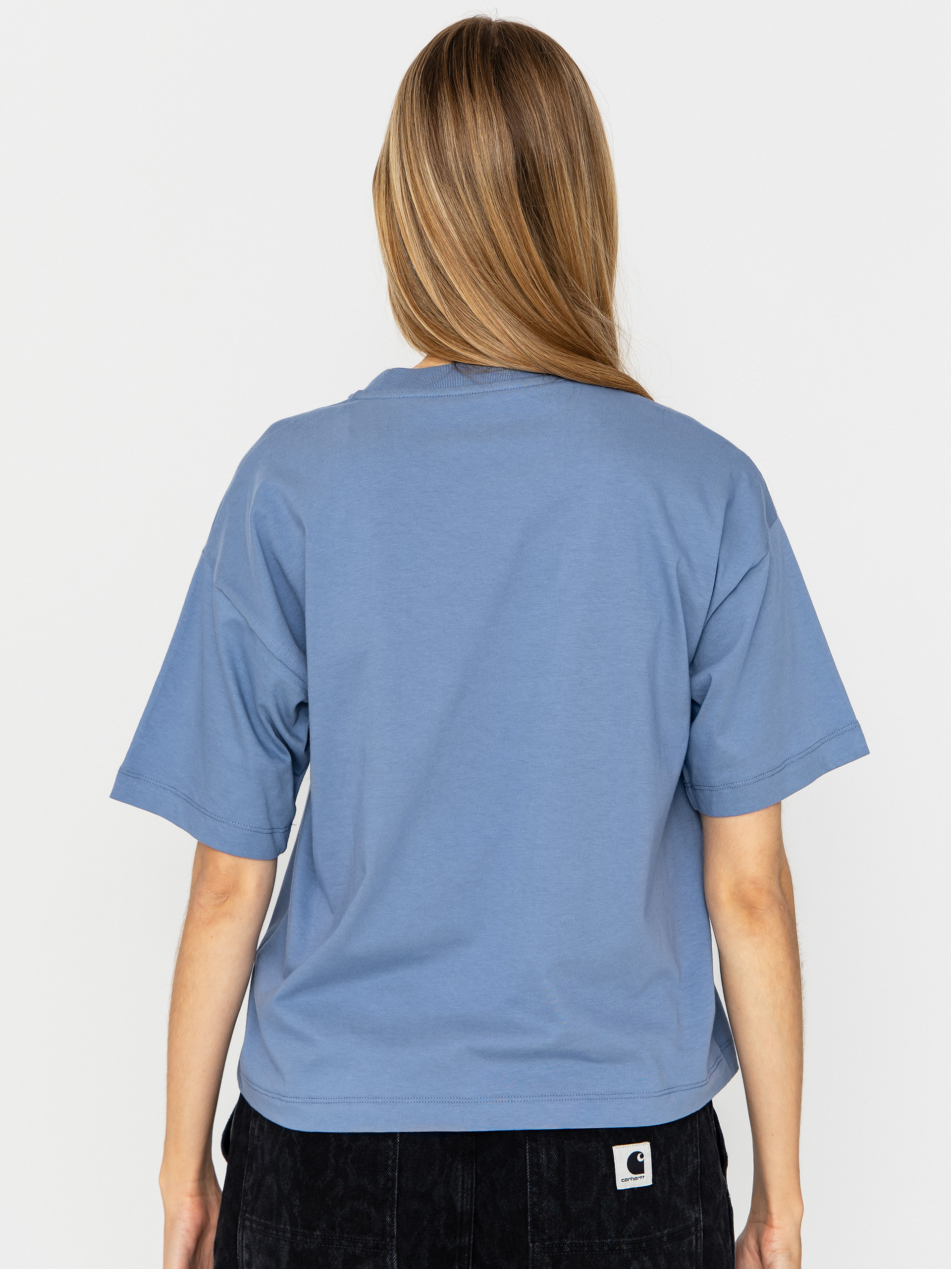 Tričko Carhartt WIP Chester Wmn (gentle blue)