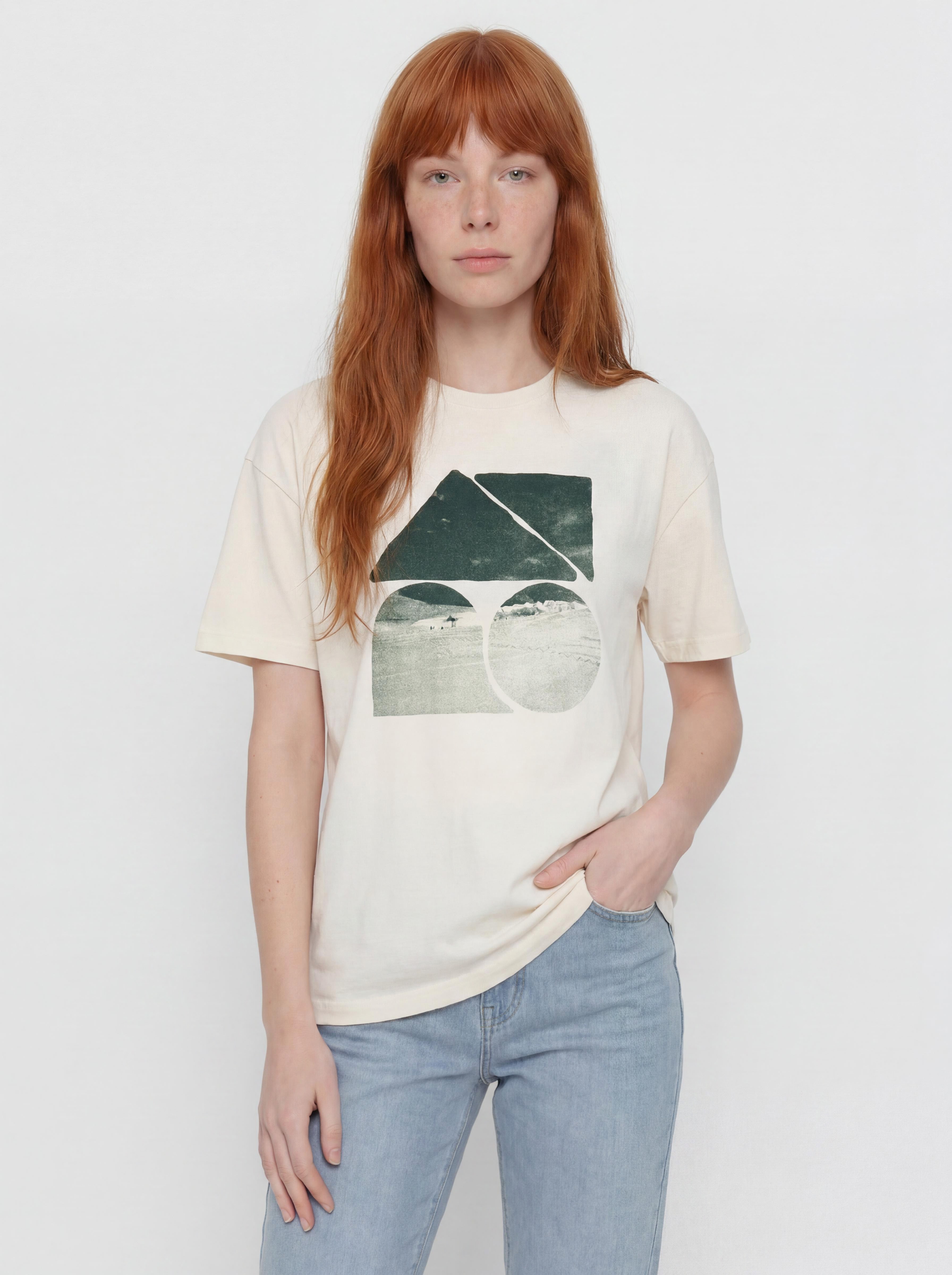 Tričko Patagonia Oversized Driftways Organic Wmn (undyed natural)