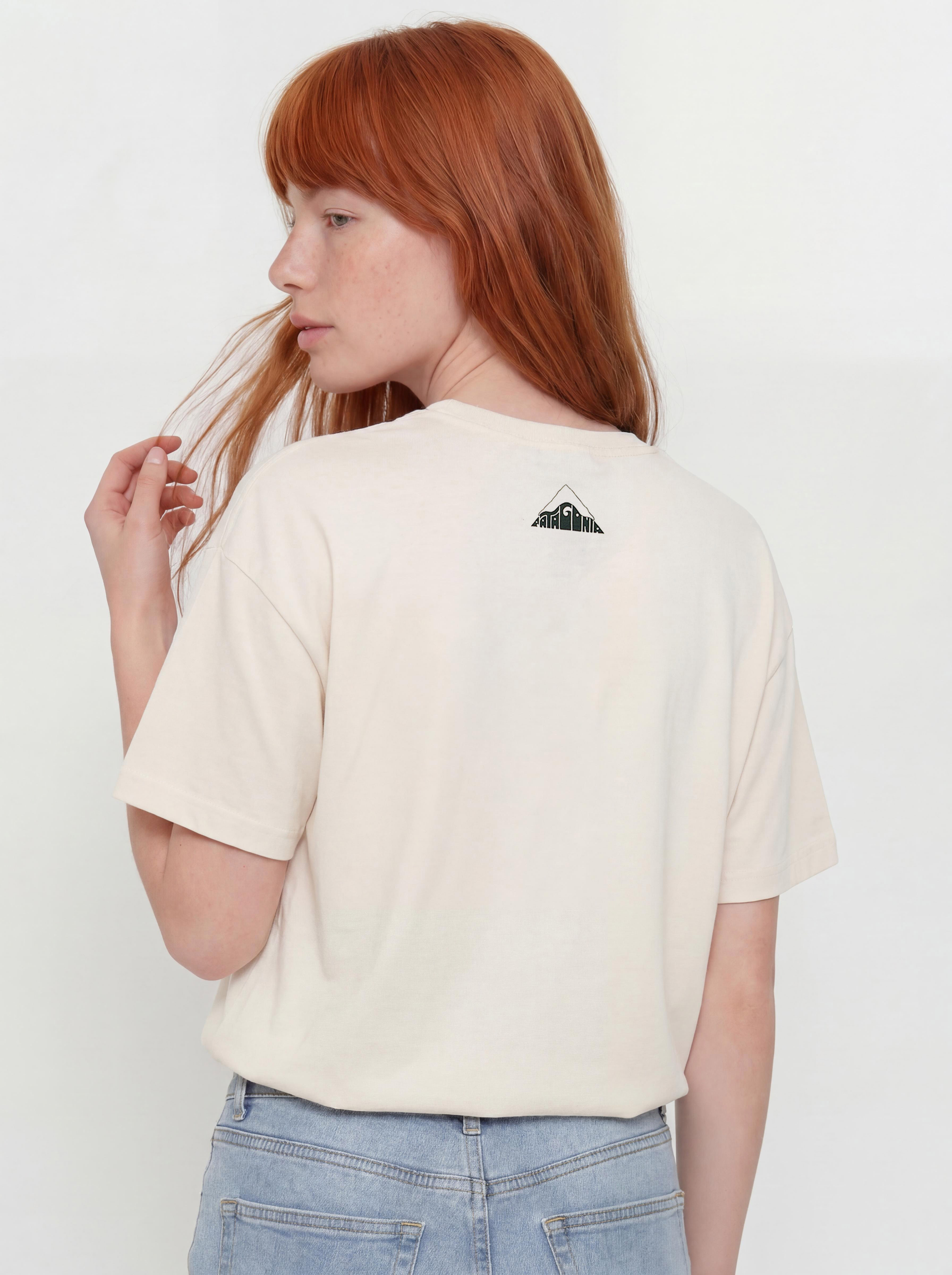 Tričko Patagonia Oversized Driftways Organic Wmn (undyed natural)