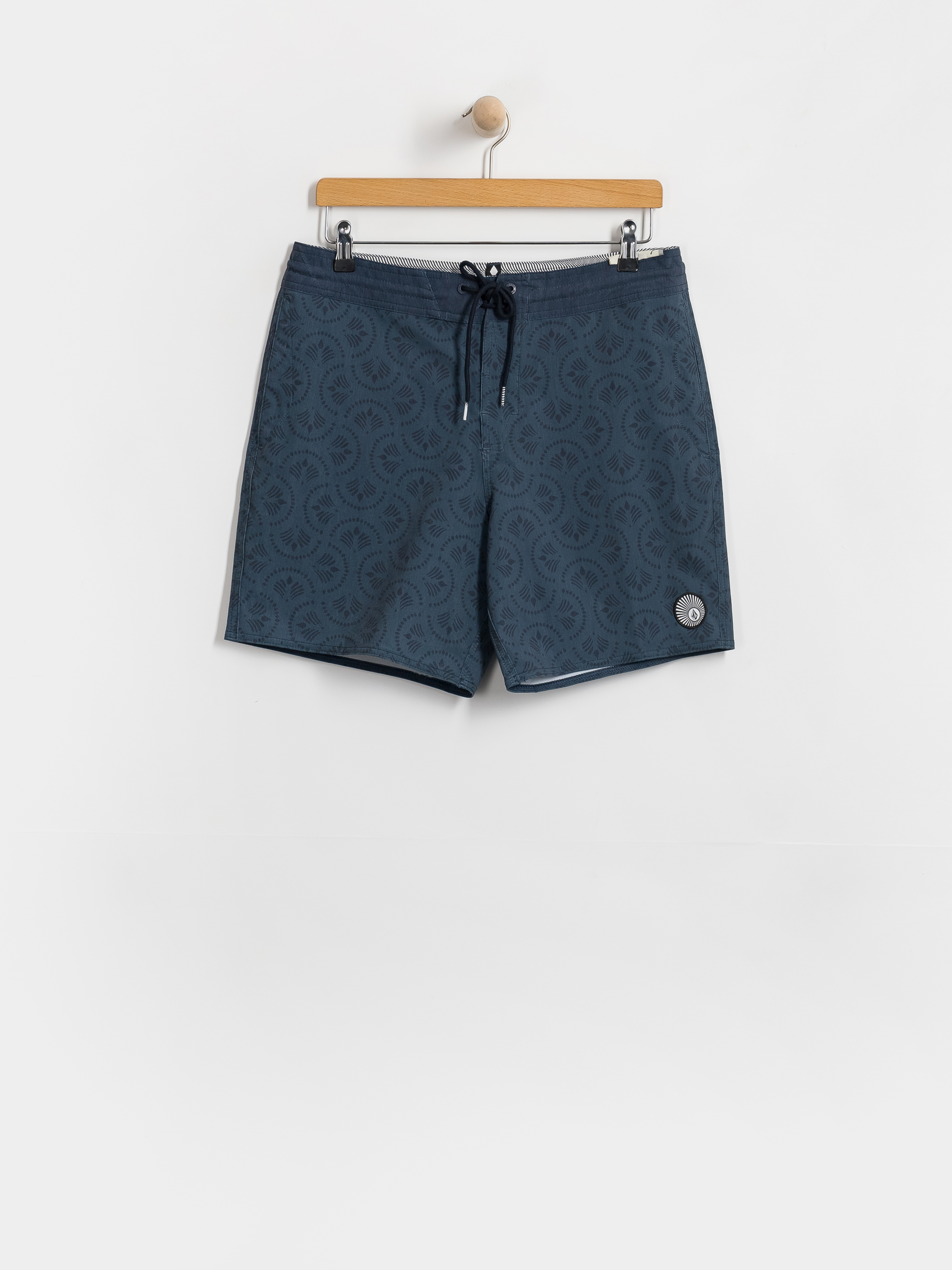 Plážové kraťasy Volcom Psych Cotton Stoney 17