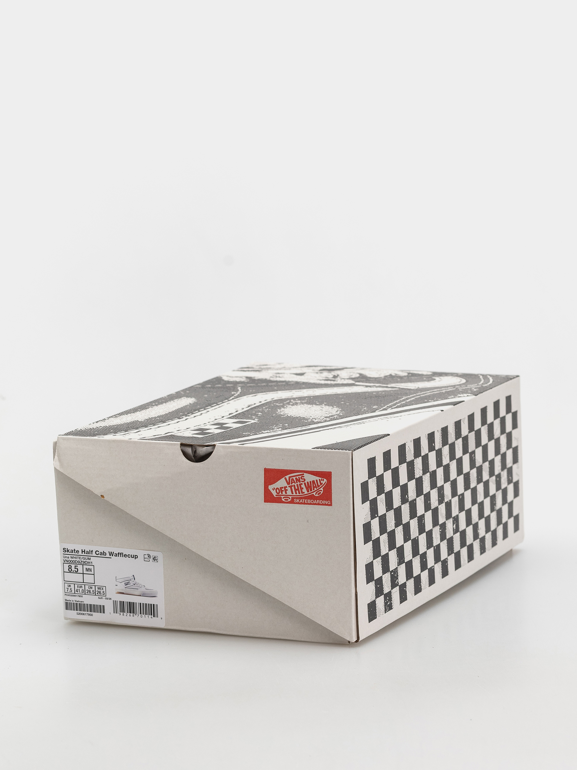 Topánky Vans Skate Half Cab Wafflecup (white/gum)