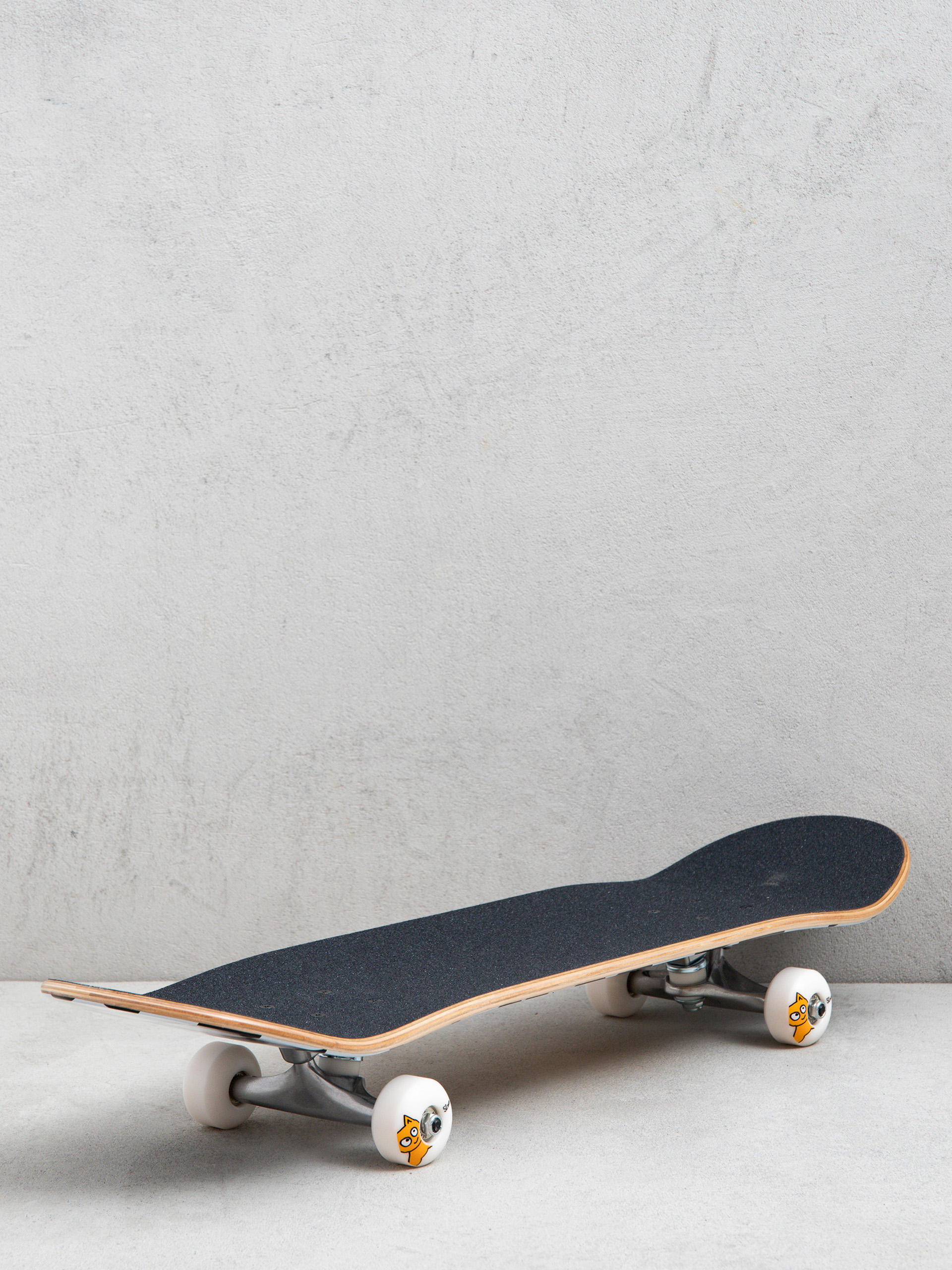 Skateboard Meow Skateboards Big Cat Checker Twist (black/white)