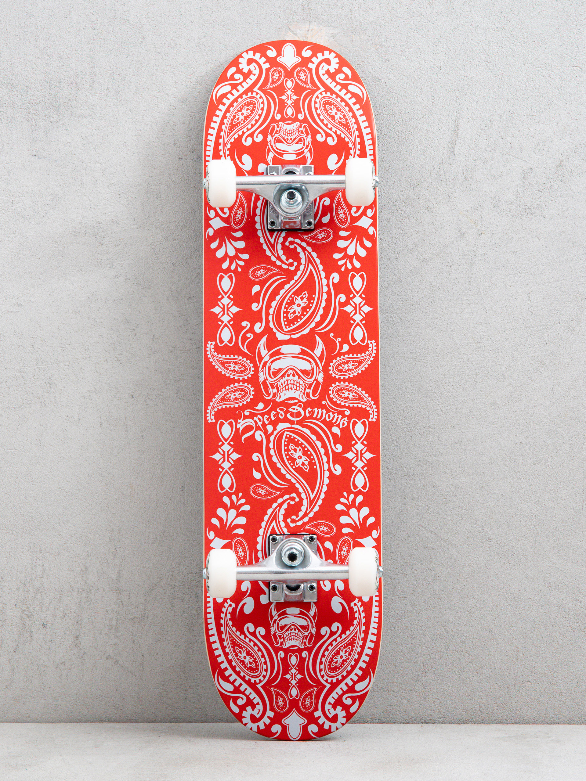 Skateboard Speed Demons Bandana (red/white)