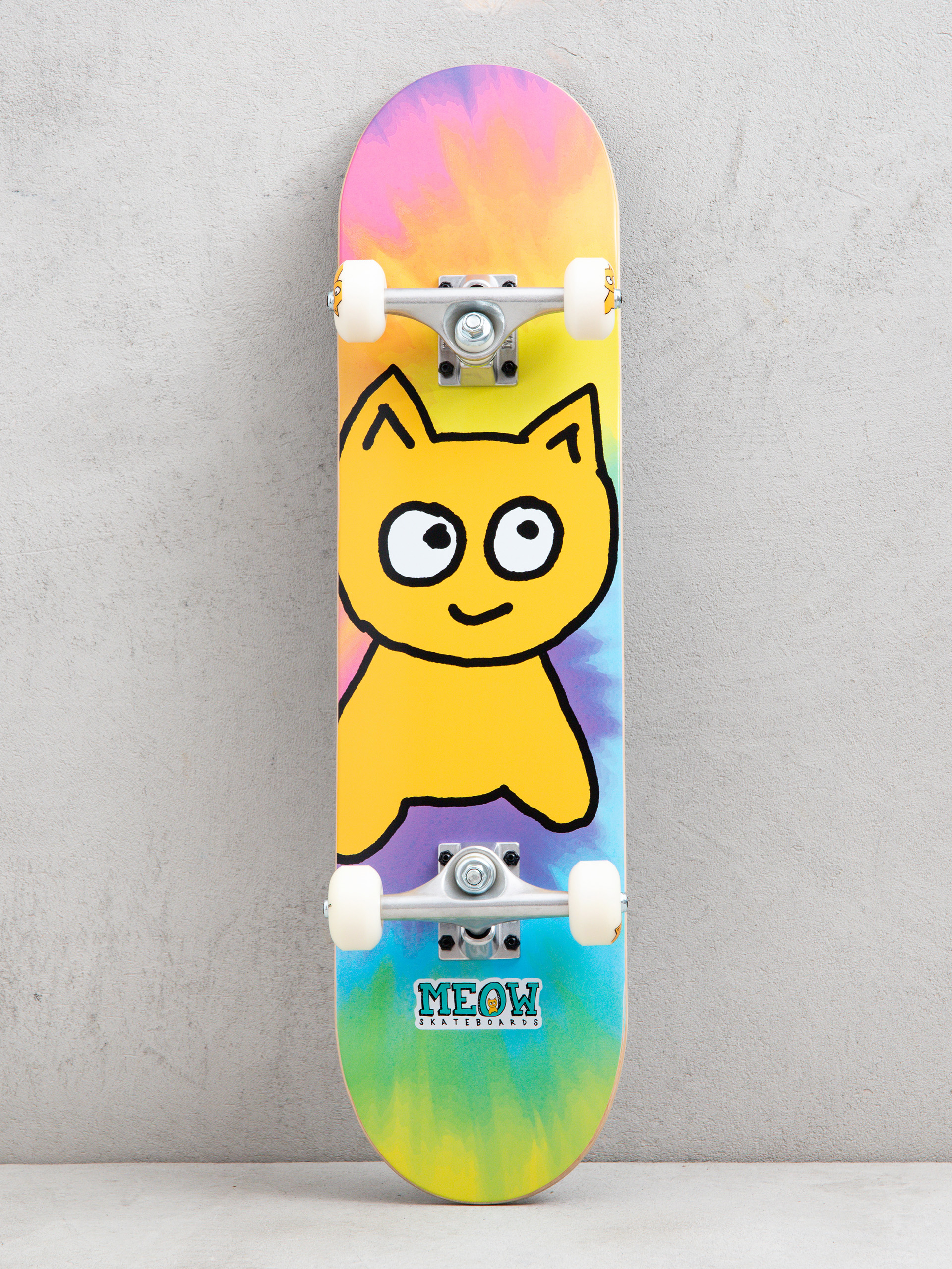 Skateboard Meow Skateboards Big Cat Soft Top - mnohofarebná (tie dye)