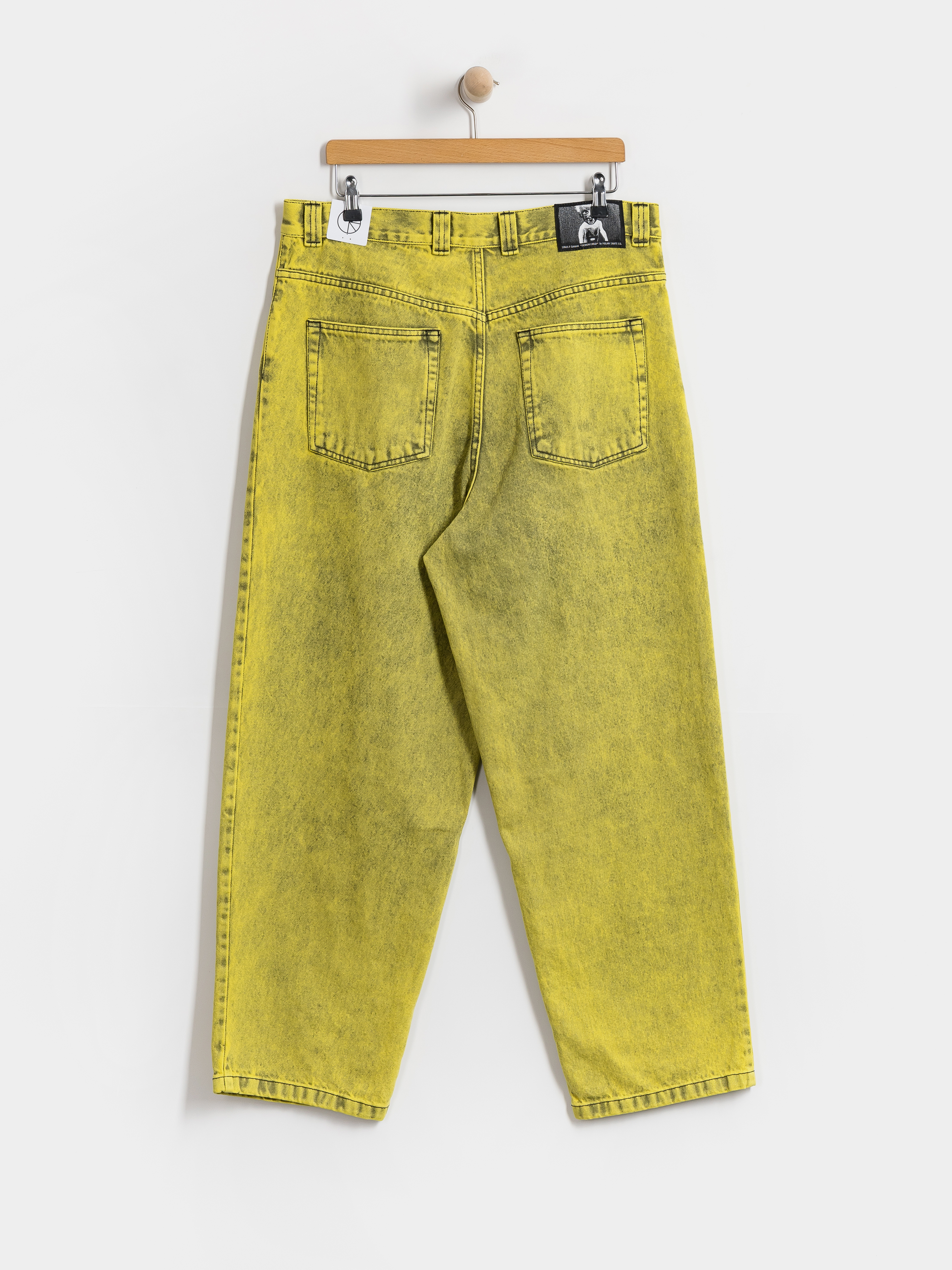 Nohavice Polar Skate Big Boy Demon Child (lemon black)